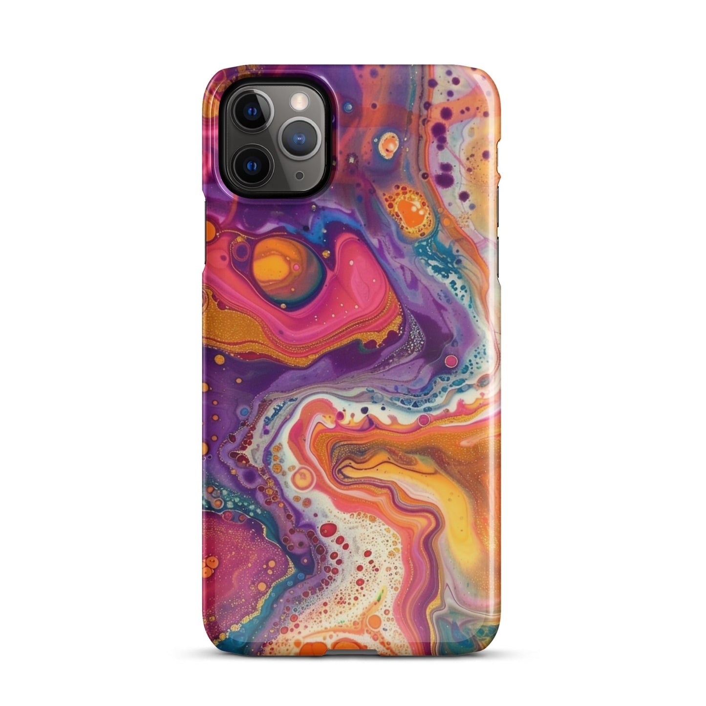 Rainbow Swirling Phone case for iPhone-4