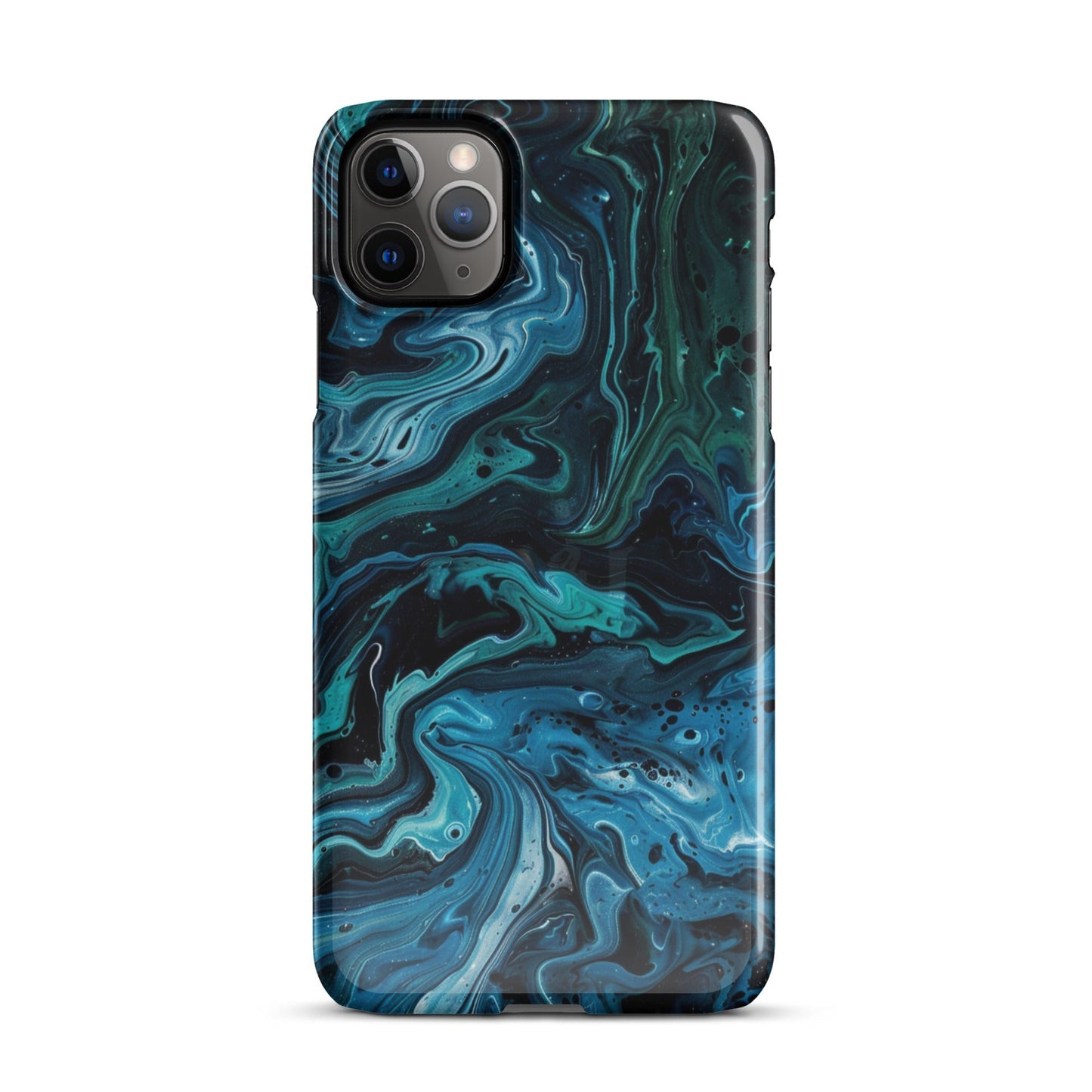 Abstract Blue Phone case for iPhone-4