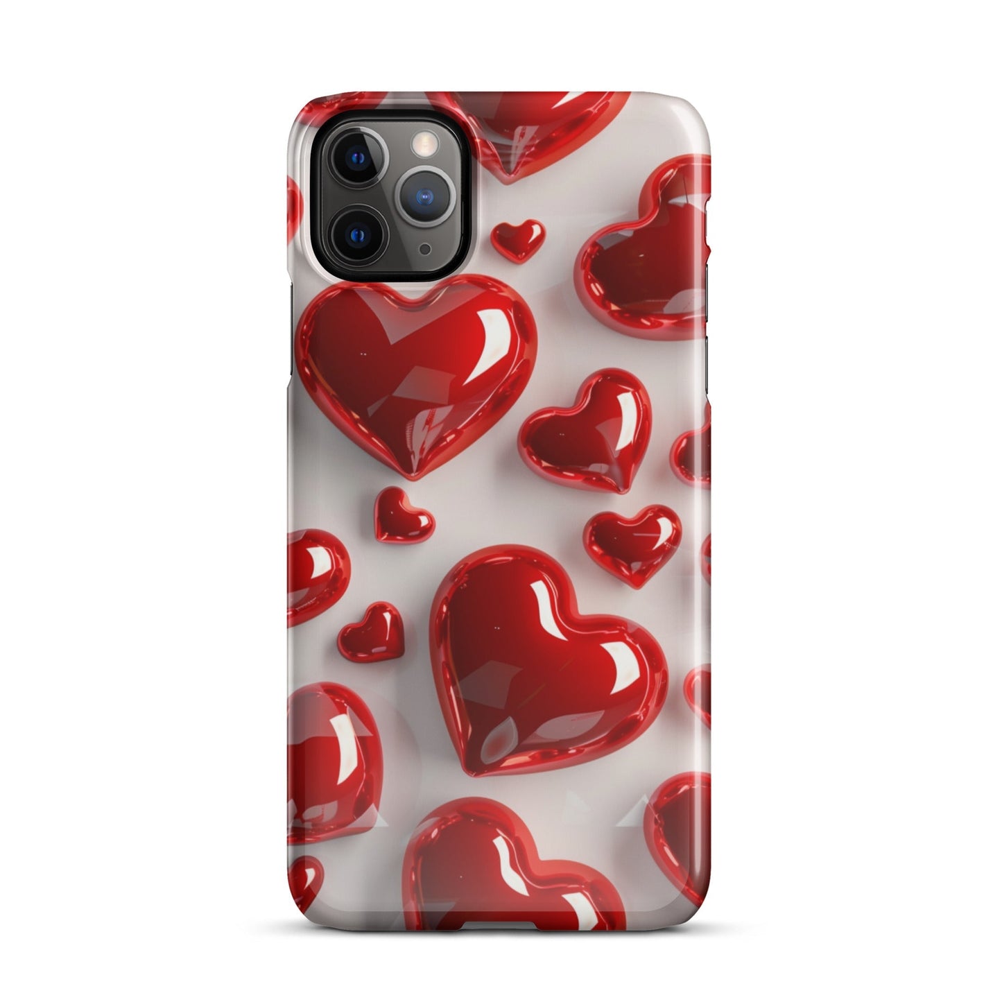 Red Hearts Phone case for iPhone-4