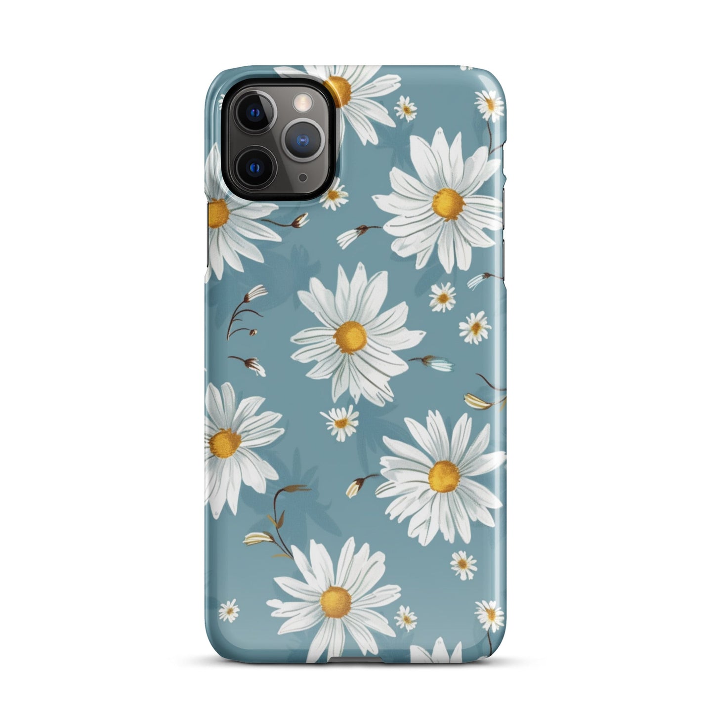 white Daisies Phone case for iPhone-4