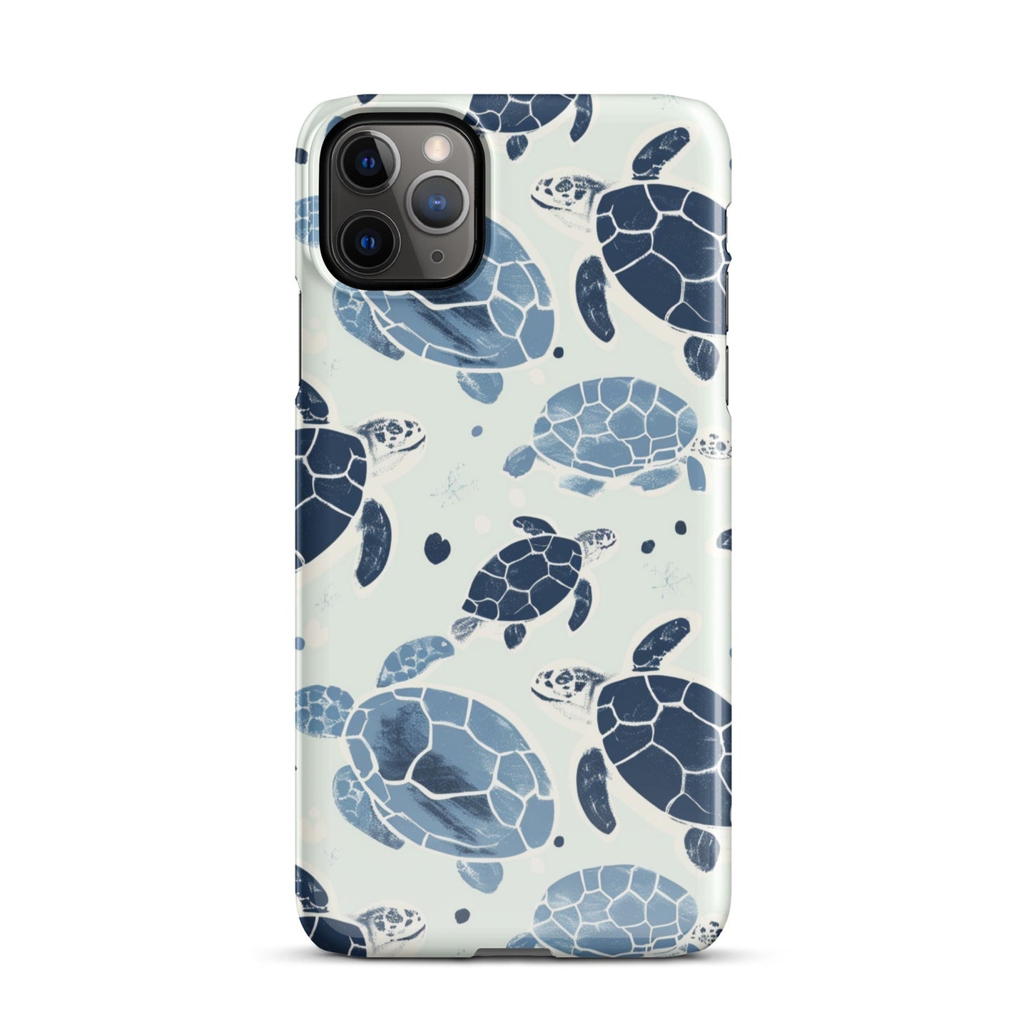 Blue Turtle Phone case for iPhone-4