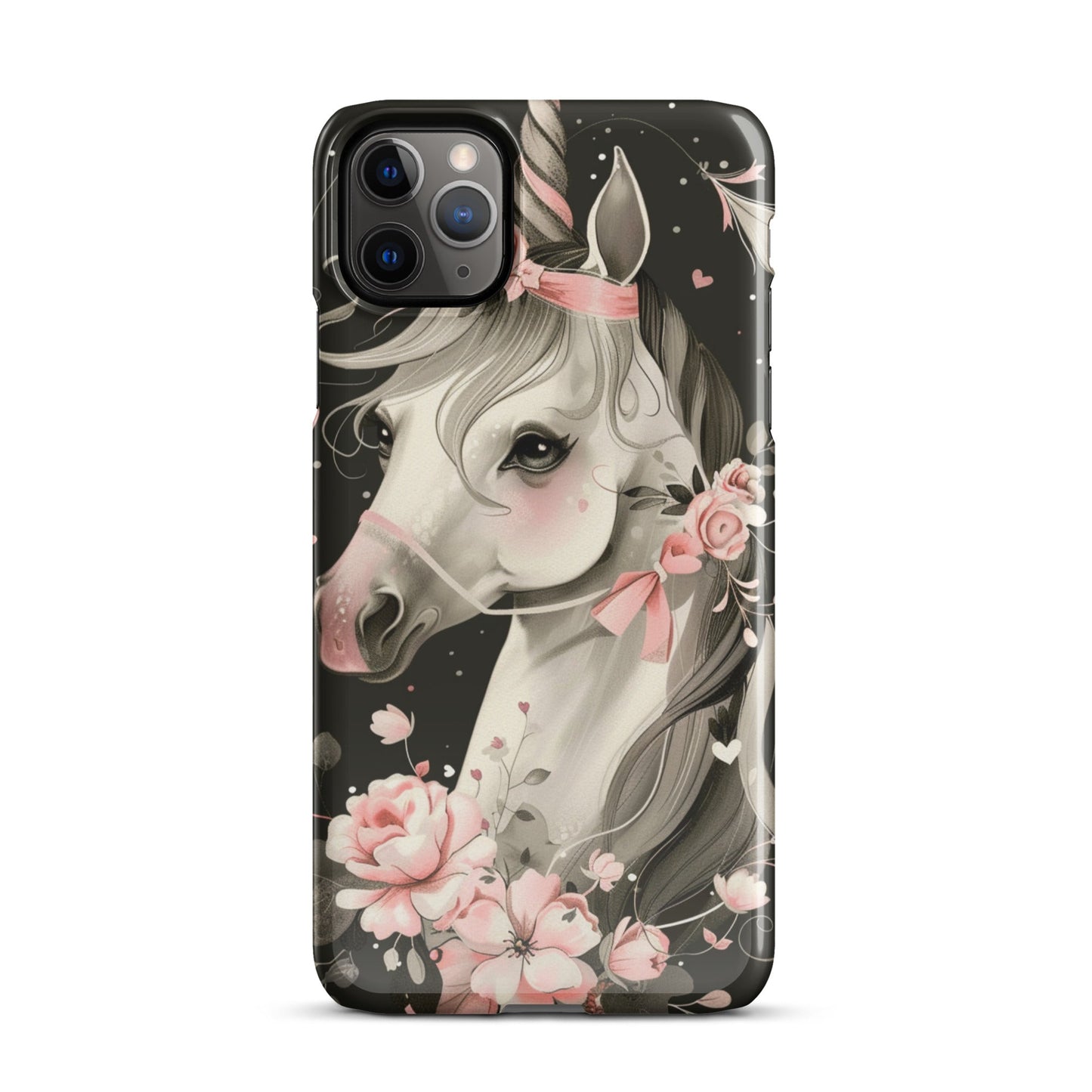 Cute horse Phone case for iPhone-4