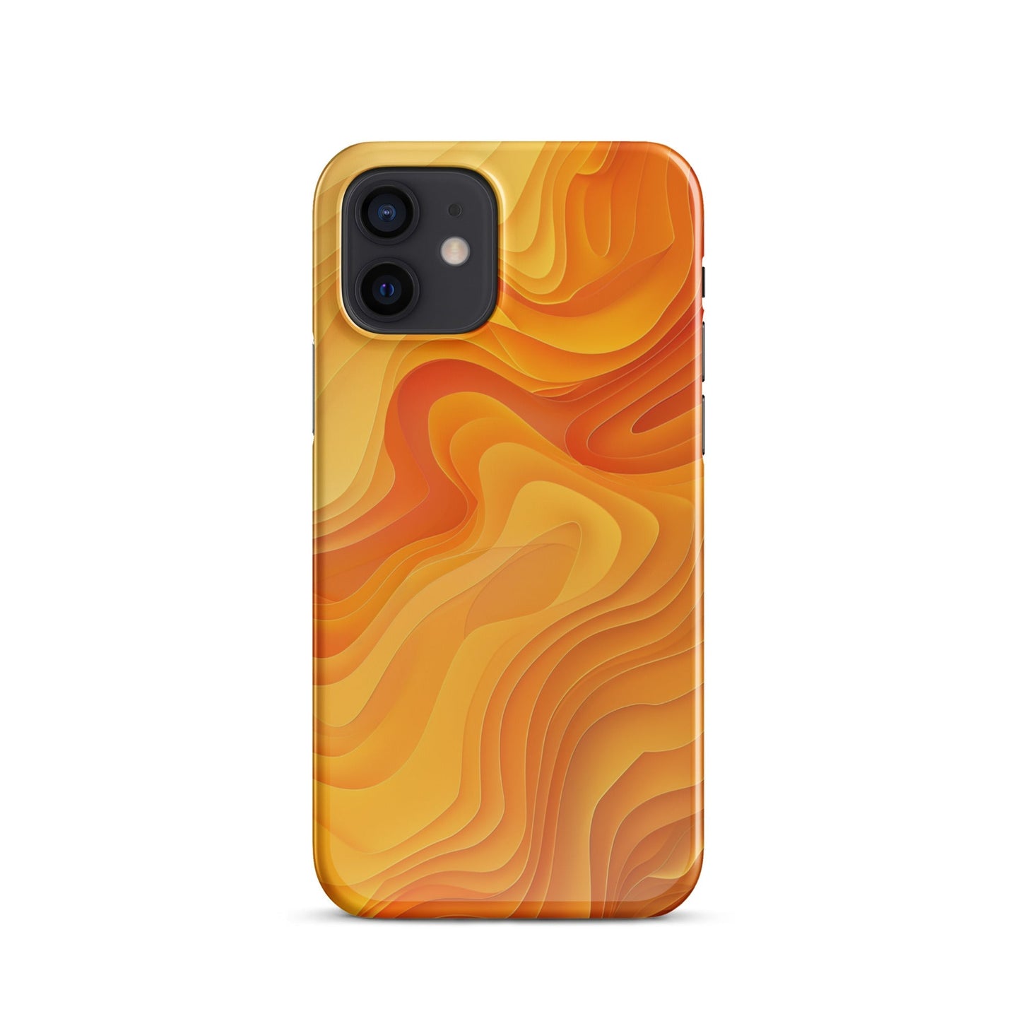 Abstract Yellow Phone Phone  case for iPhone-9