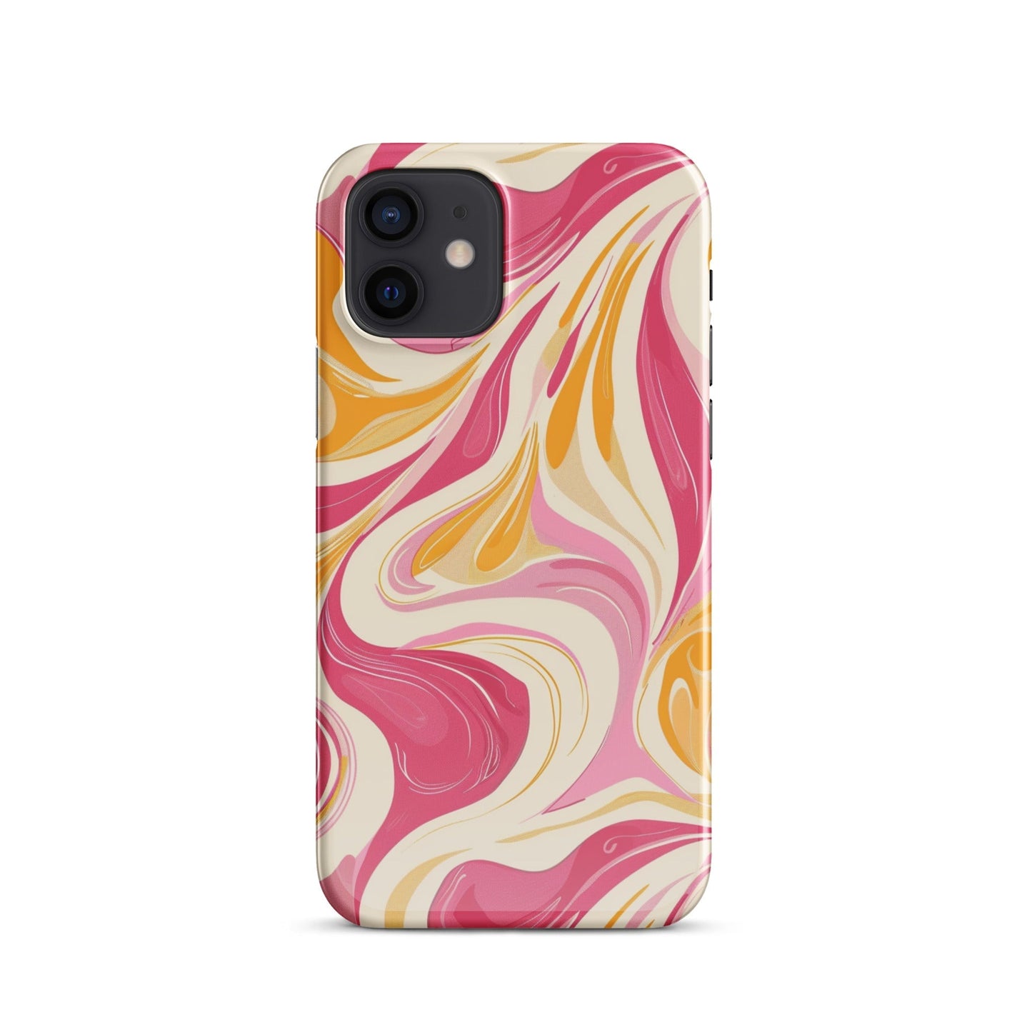 Yellow & Pink Phone Phone  case for iPhone-8