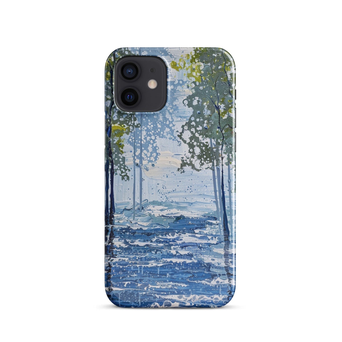 River Trees Phone case for iPhone-8