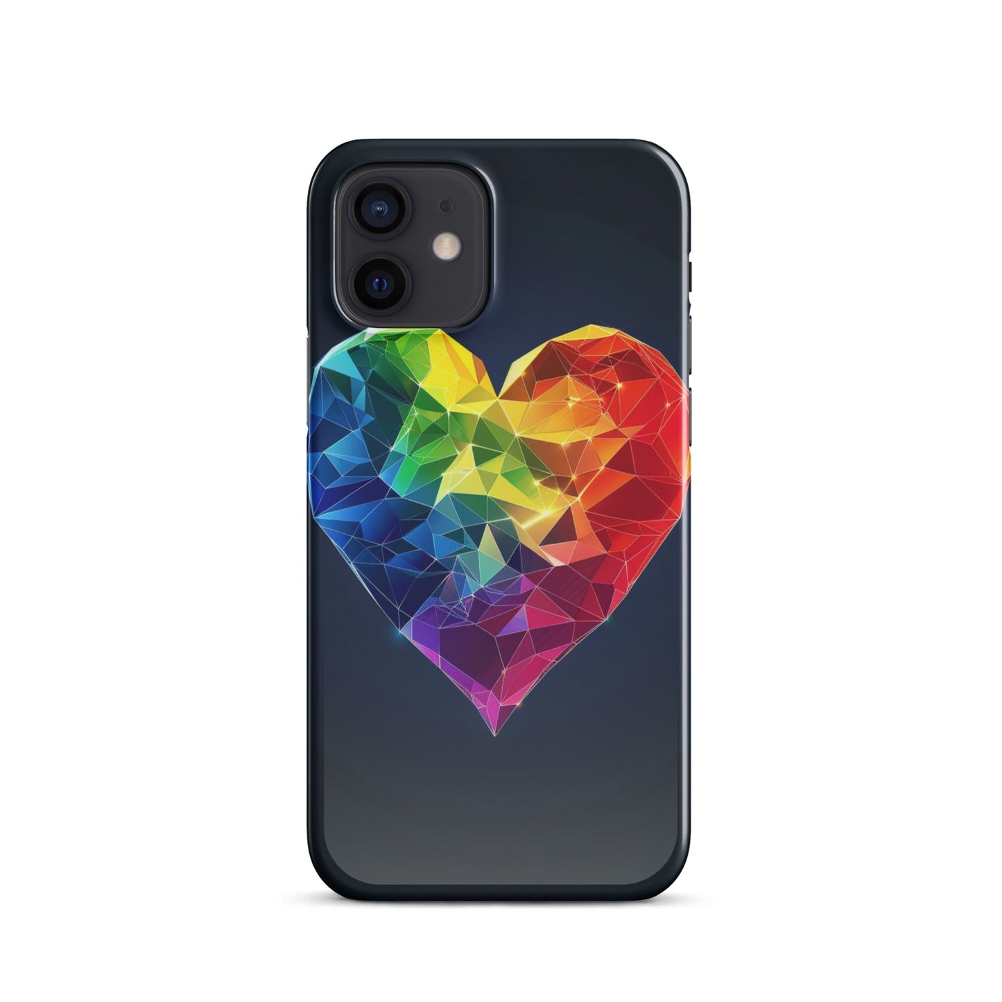 Ranbow Heart Phone case for iPhone-8