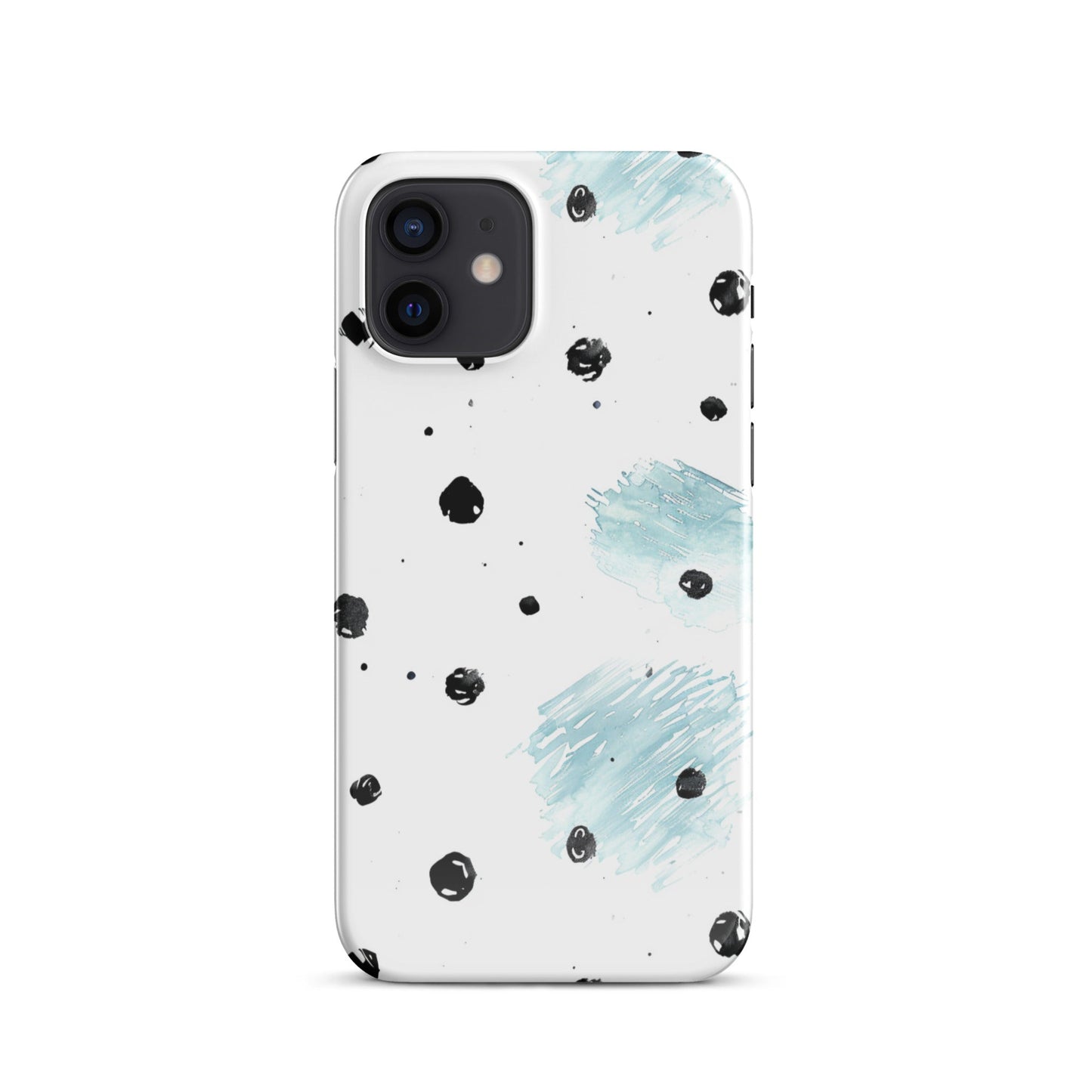 Border Polka Dot Phone case for iPhone-8