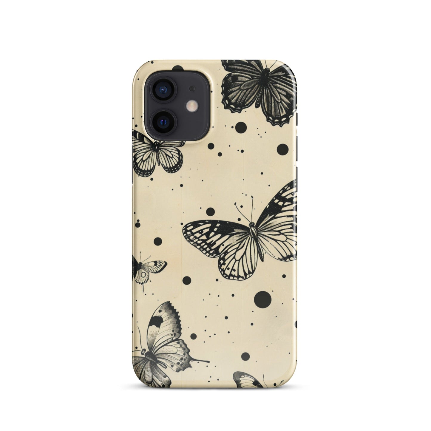 Vinatge Butterflies Phone case for iPhone-8