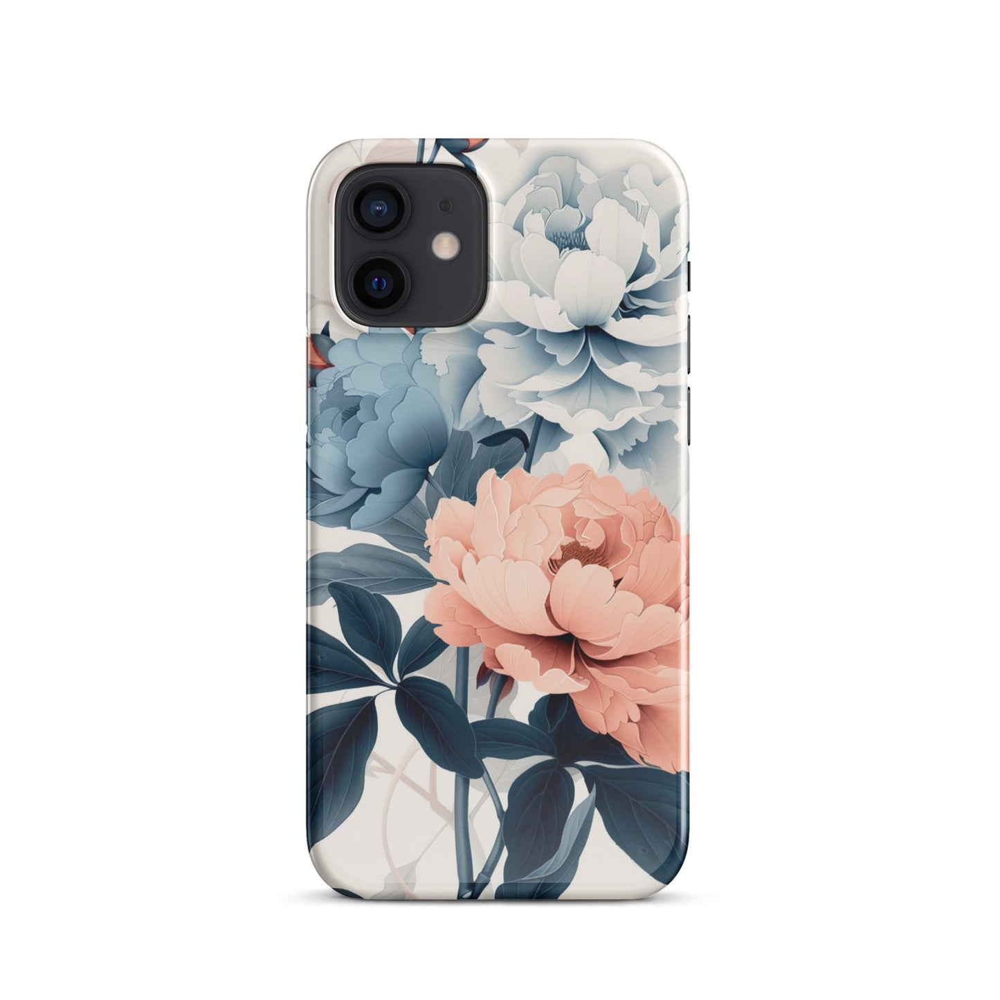 Tricolor Flowers Phone case for iPhone-8