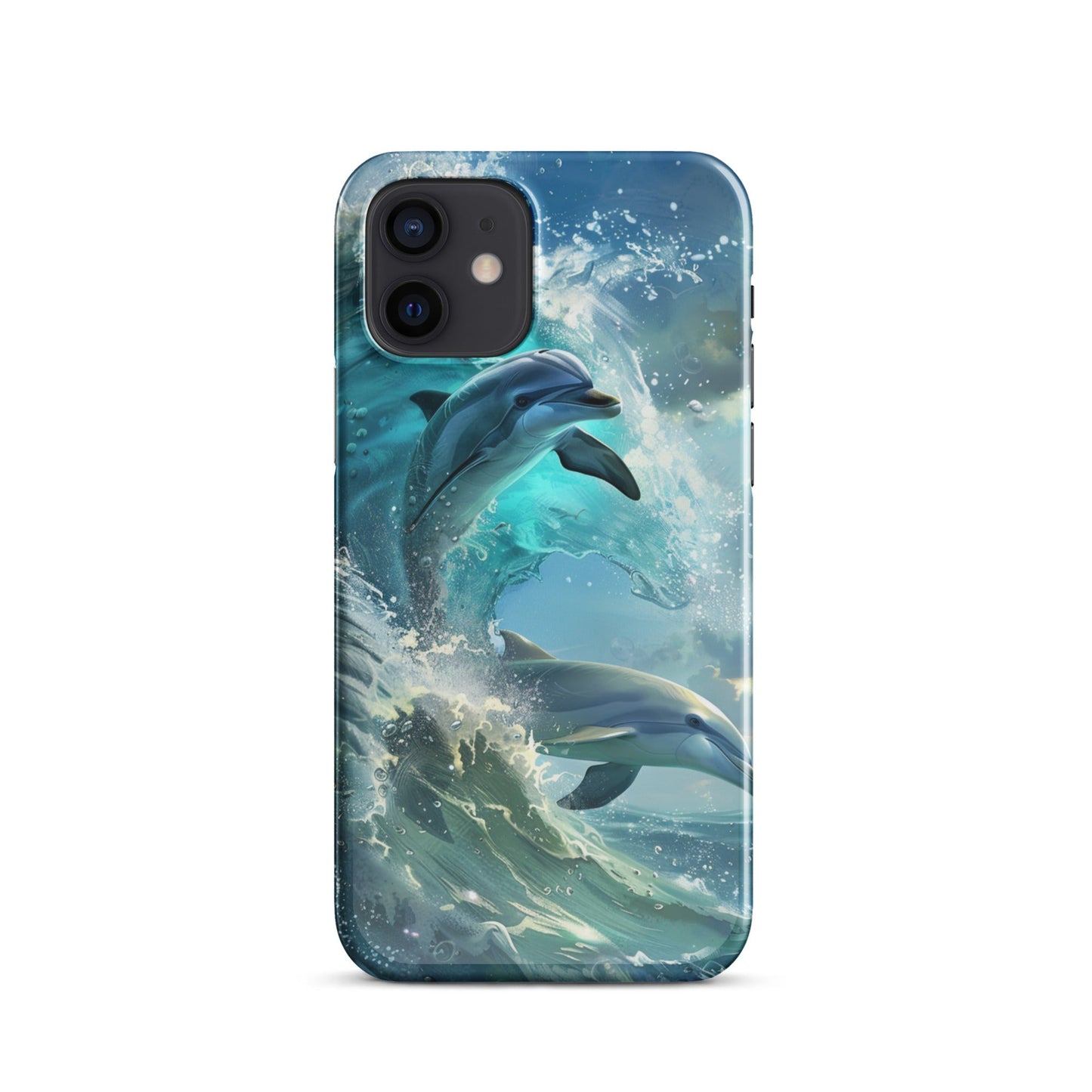 Dolphin Phone case for iPhone-8