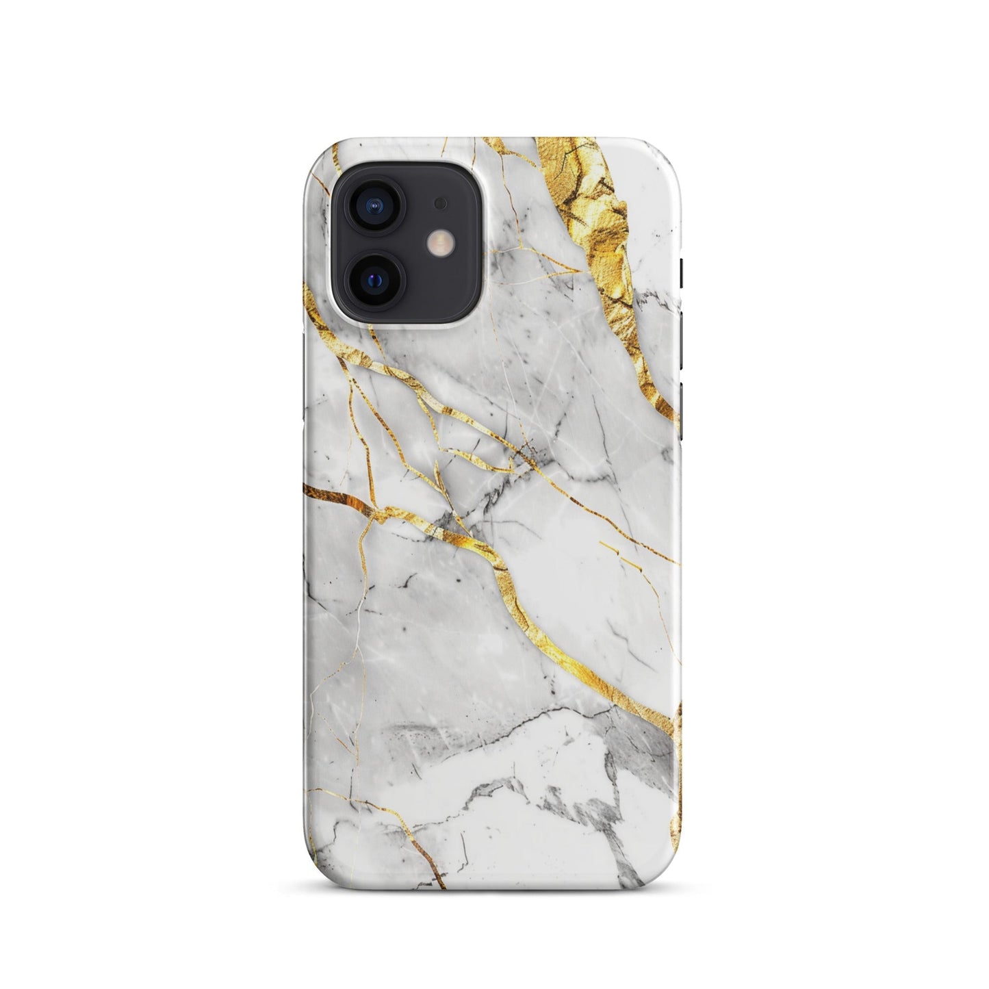 White Marble Phone case for iPhone-8