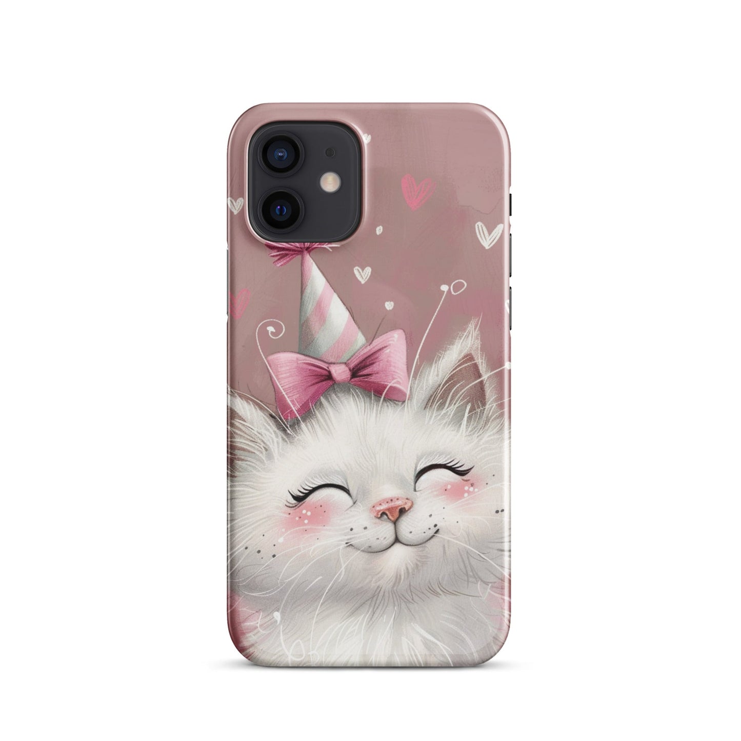 Cute Cat Phone case for iPhone-8