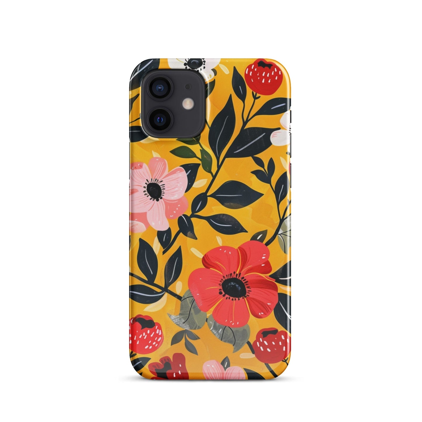 Floral 3 Phone case for iPhone-8