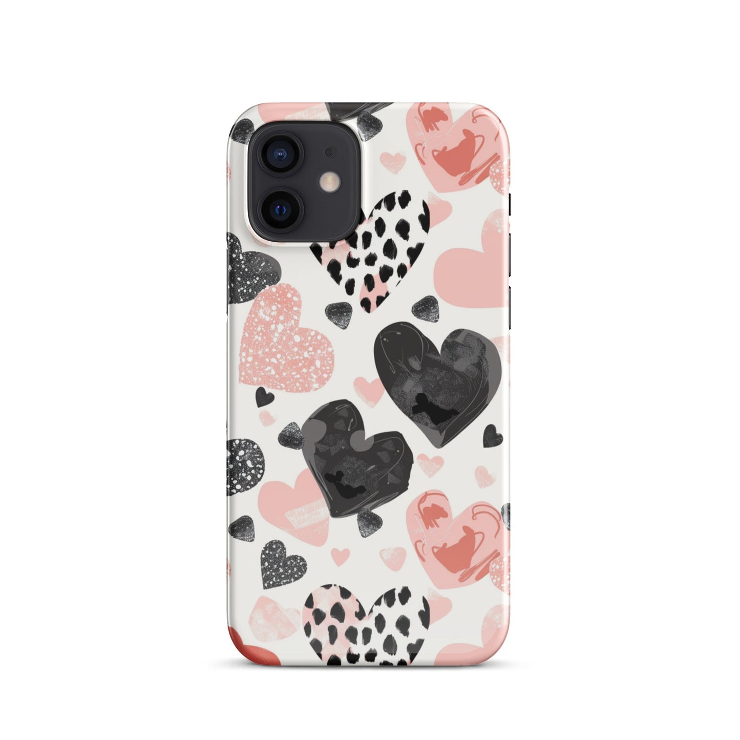 Diamond Hearts Phone case for iPhone-8