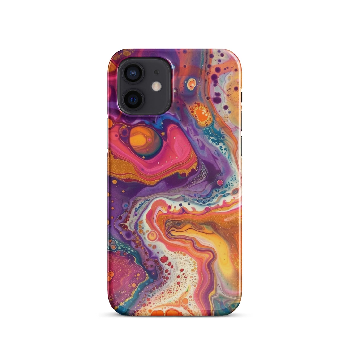 Rainbow Swirling Phone case for iPhone-8