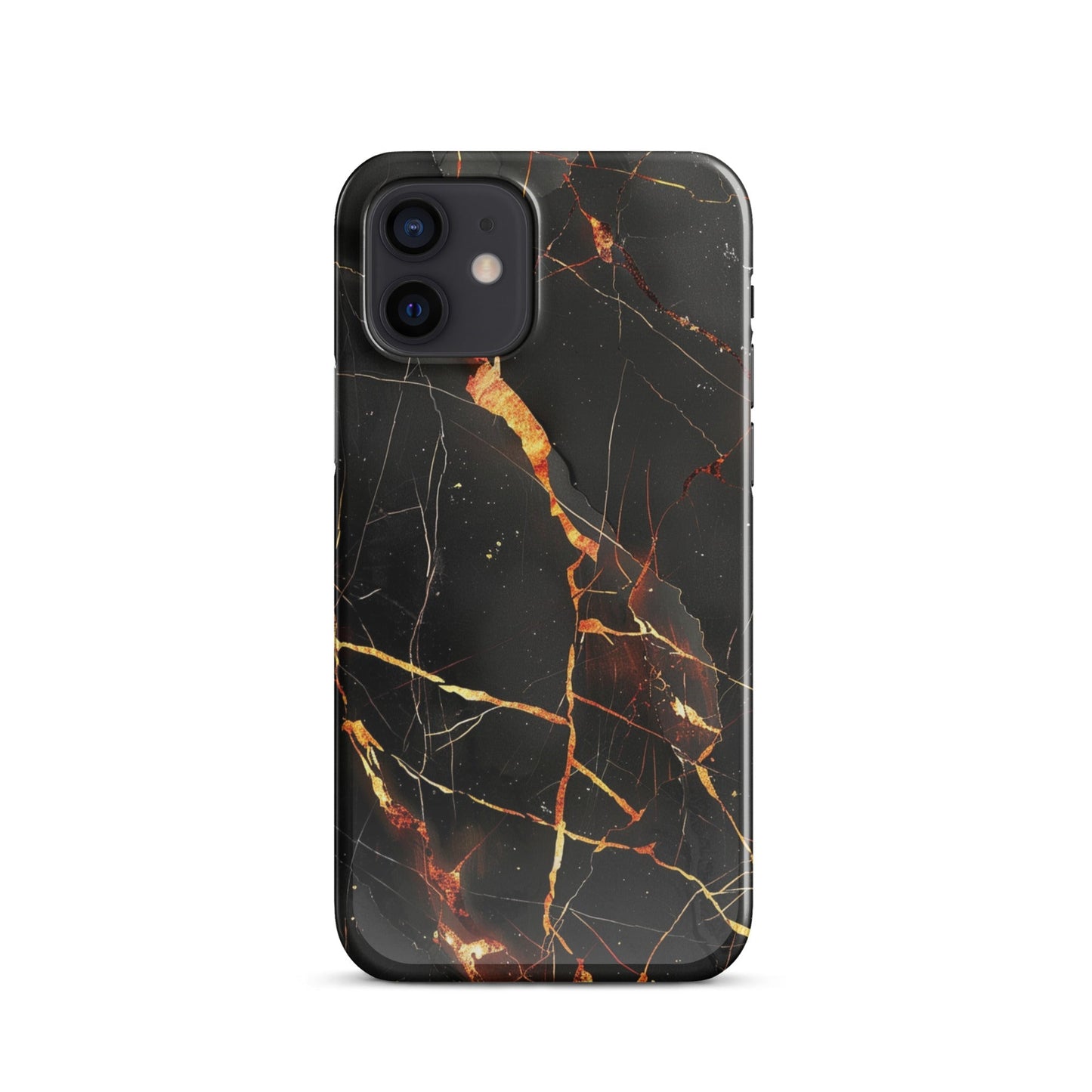 Black Marble Phone case for iPhone-8