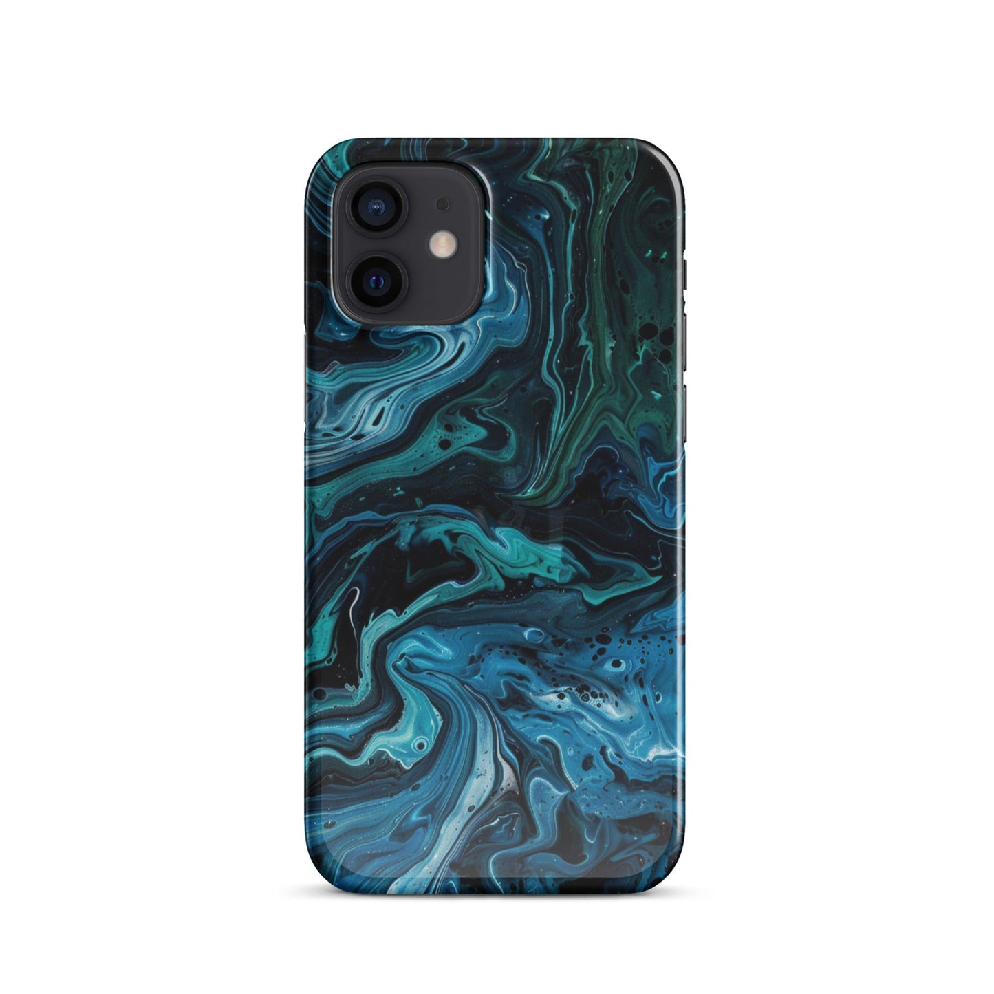 Abstract Blue Phone case for iPhone-8