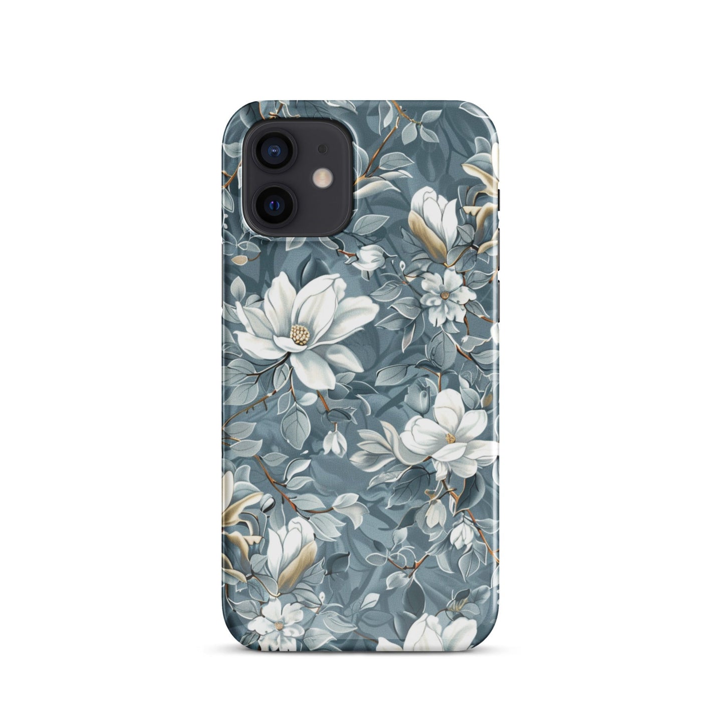 White Lily Phone case for iPhone-8