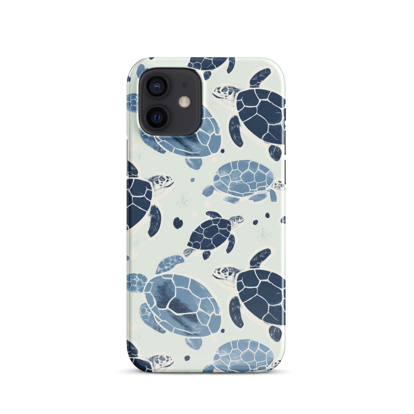 Blue Turtle Phone case for iPhone-8