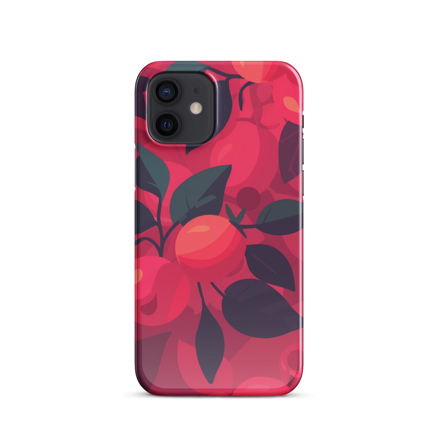 Red Fucsia Phone case for iPhone-8