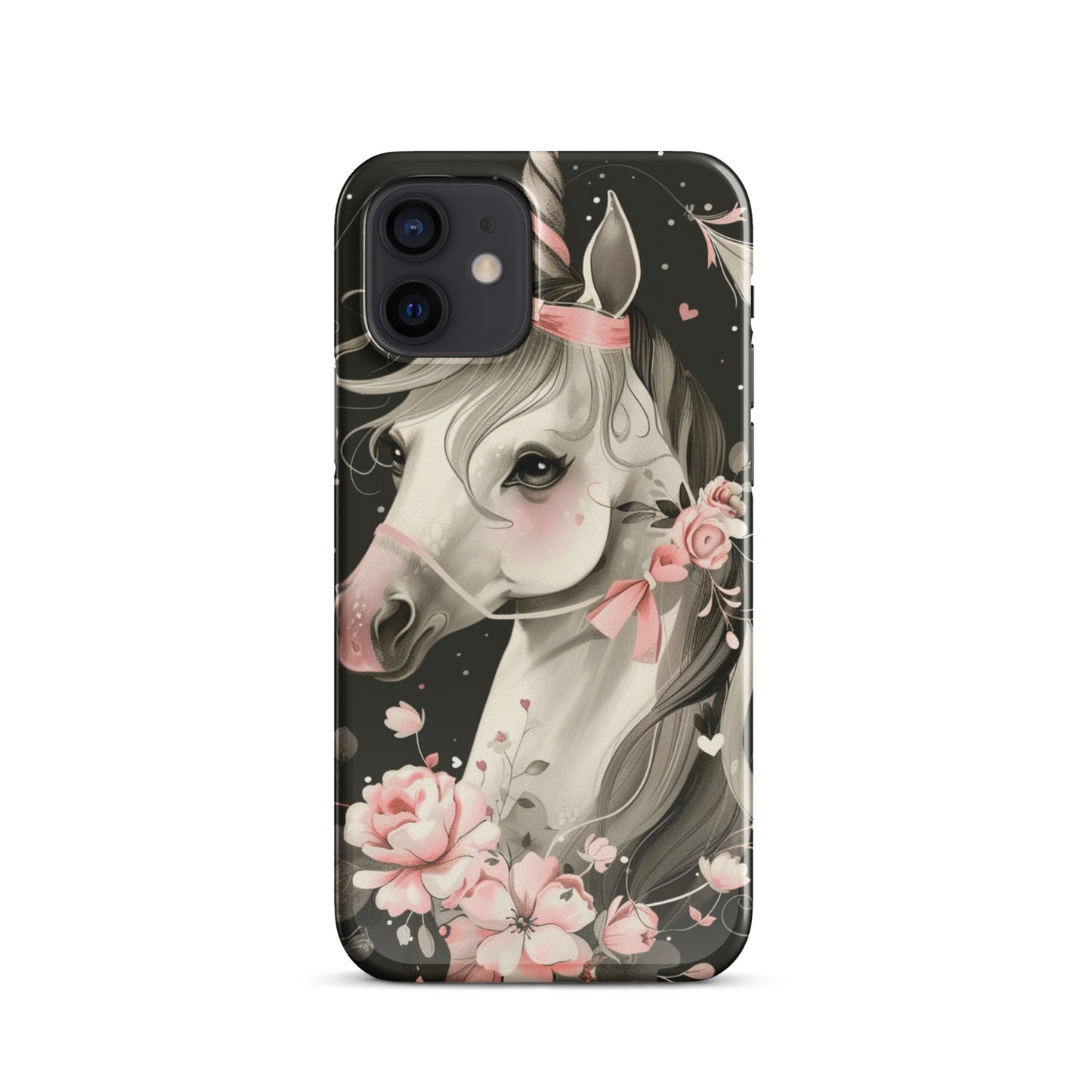 Cute horse Phone case for iPhone-8