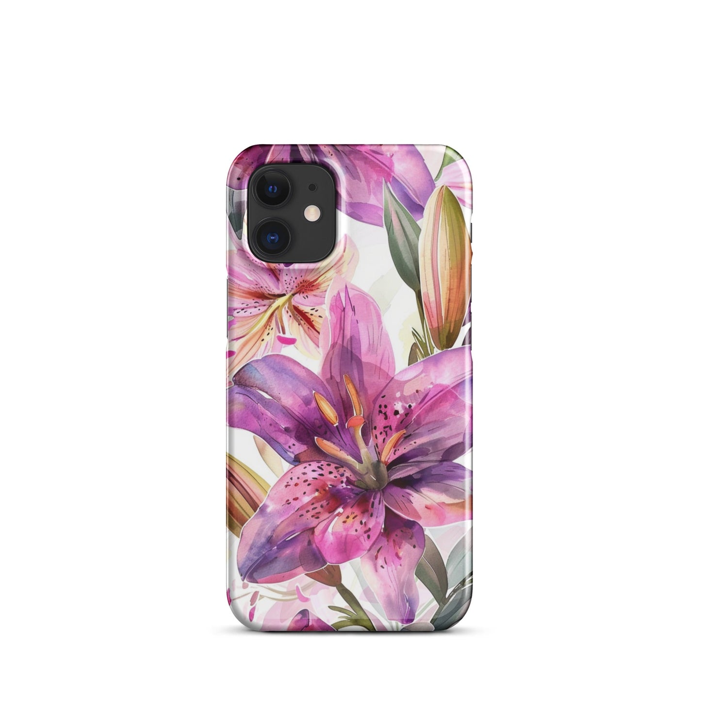 Watercolor Lily Phone case for iPhone-6