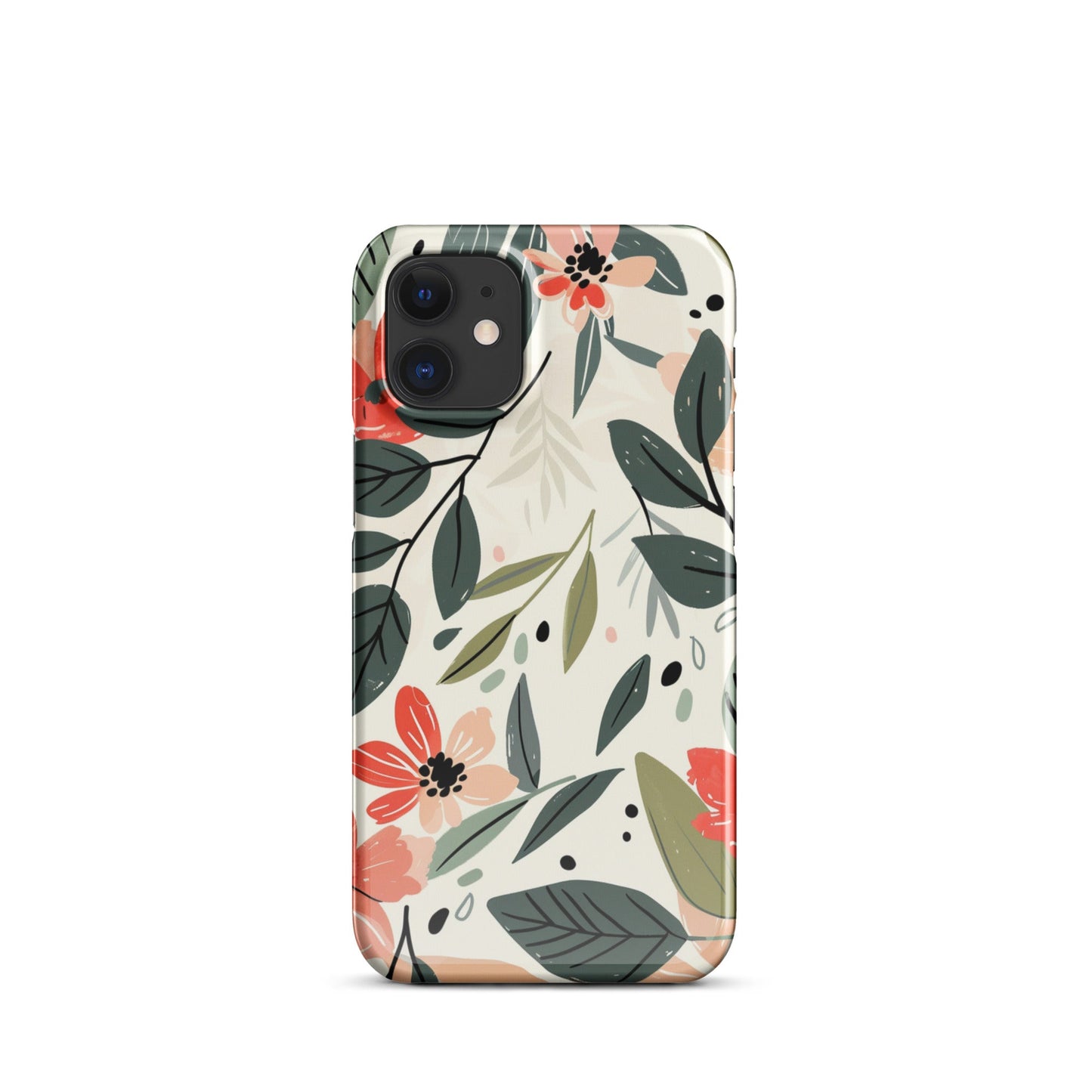 Flower leave Phone case for iPhone-6