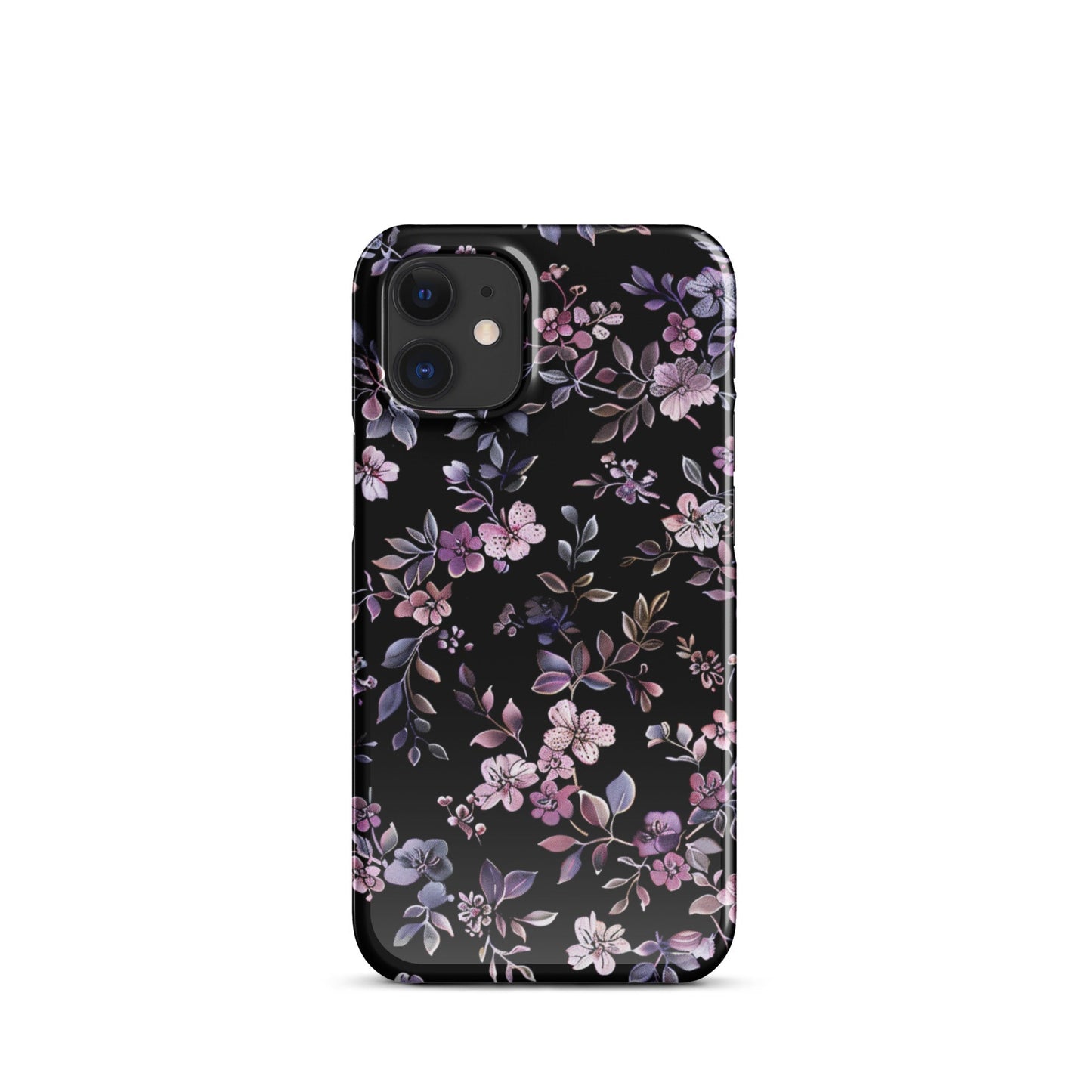 Black Floral Phone case for iPhone-6