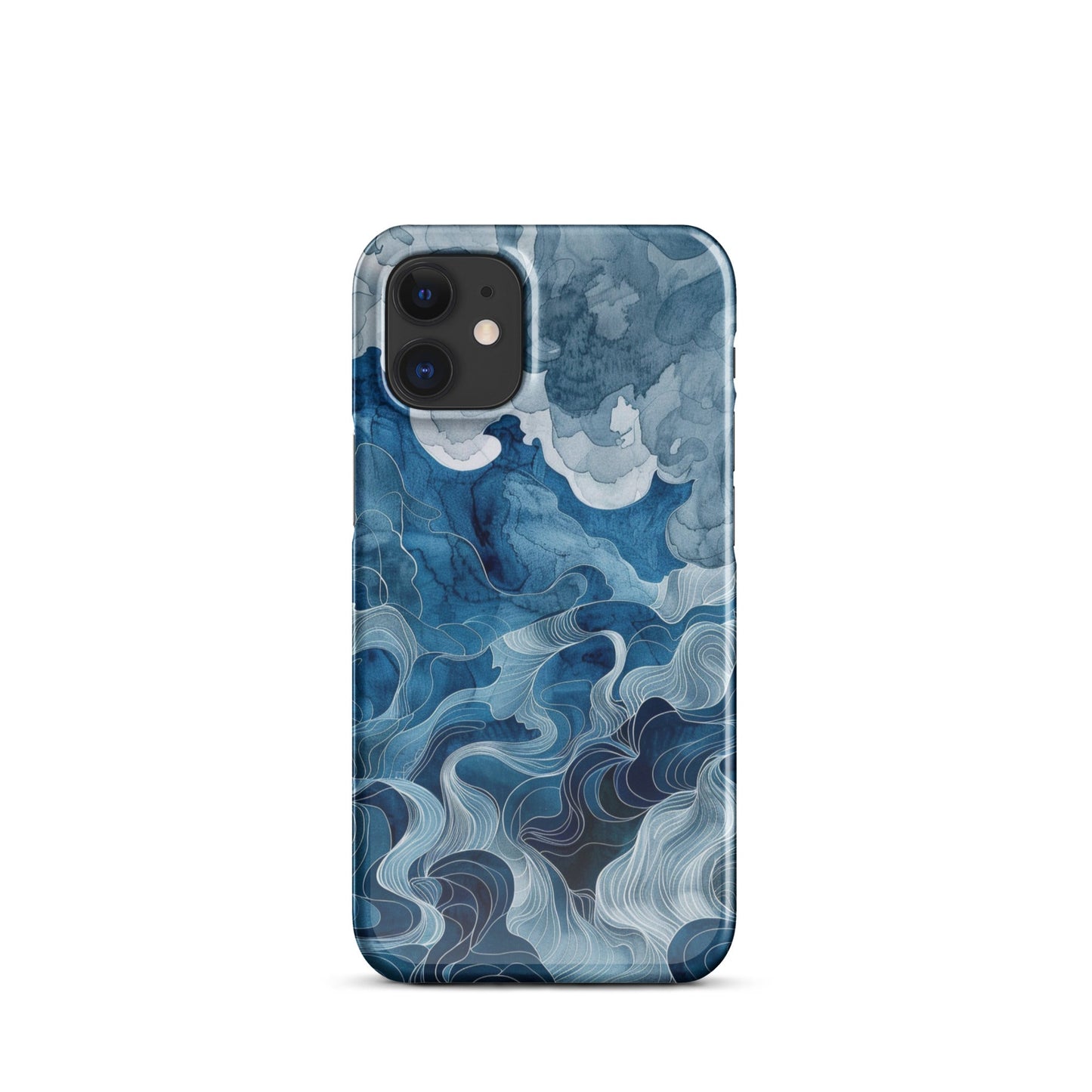 Blue watercolor Phone case for iPhone-6