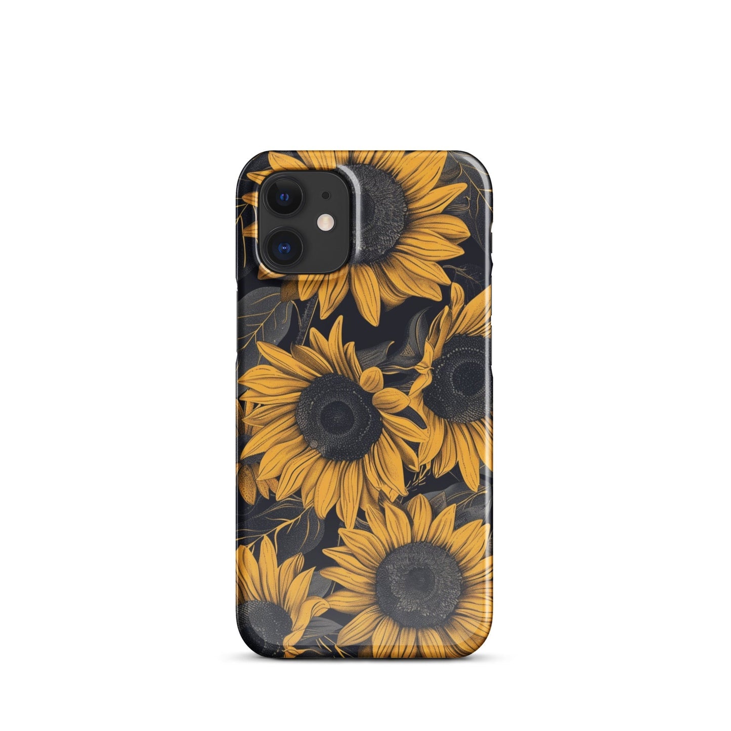 Sunflower Black Phone case for iPhone-6