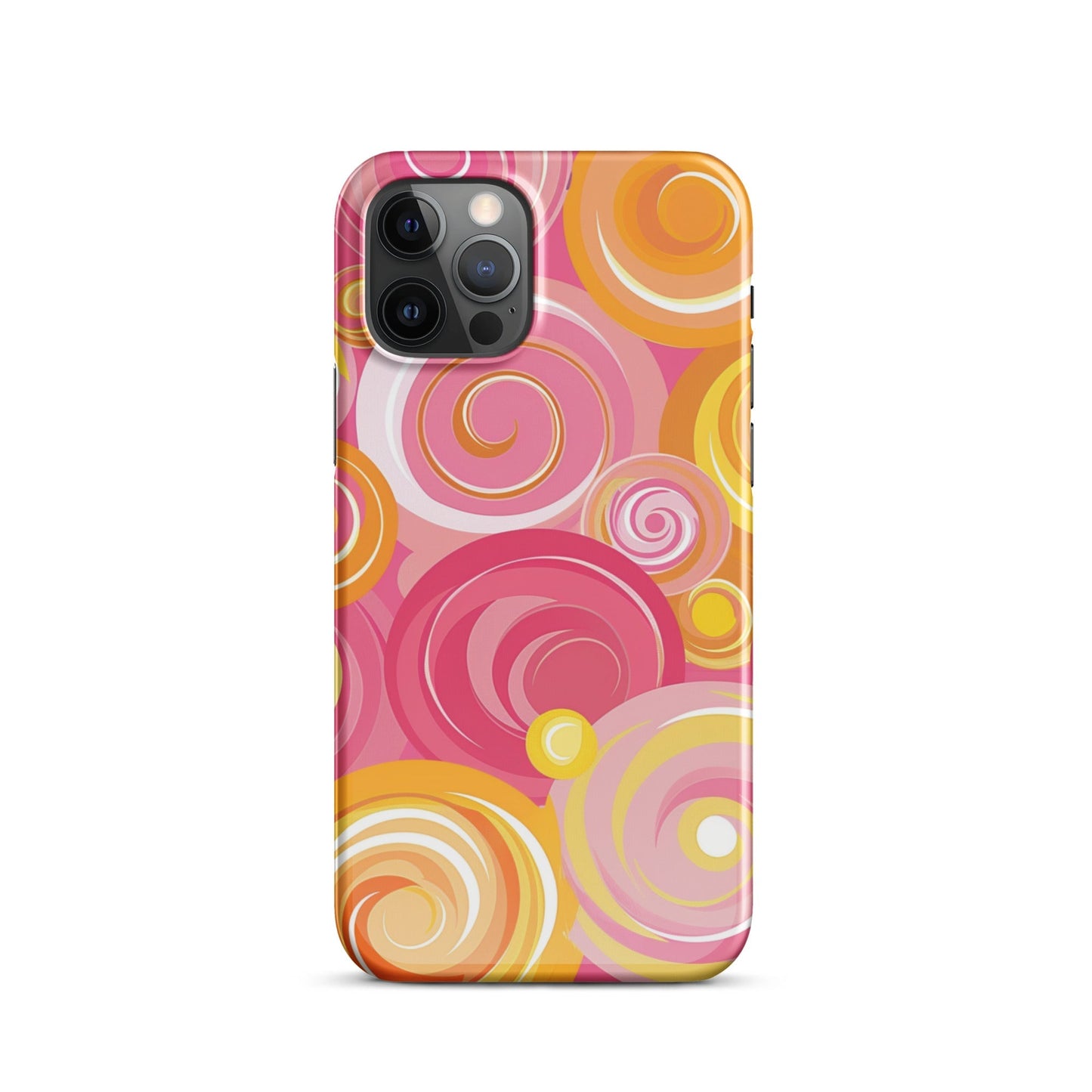 Pink Yellow Phone case for iPhone-11