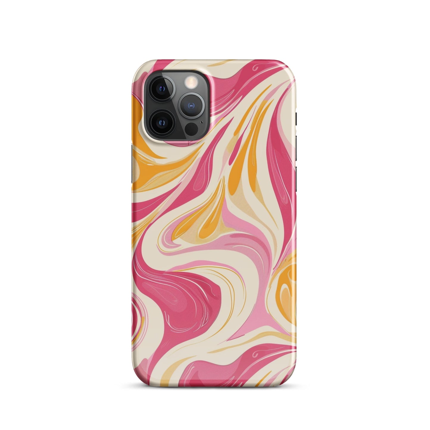 Yellow & Pink Phone Phone  case for iPhone-10