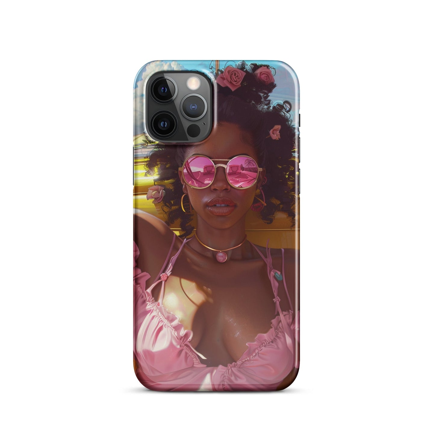 Black Girl Fashionista Phone case for iPhone-10