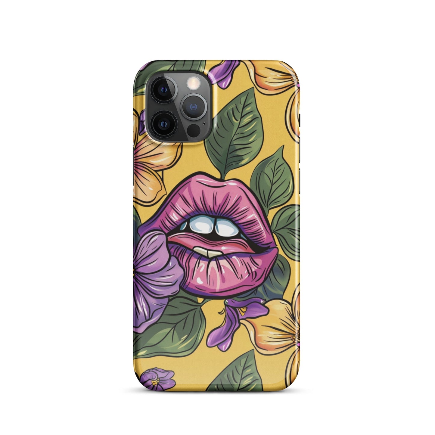 Vibrant Lips Phone case for iPhone-10