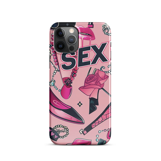 Pink Love Phone case for iPhone-10