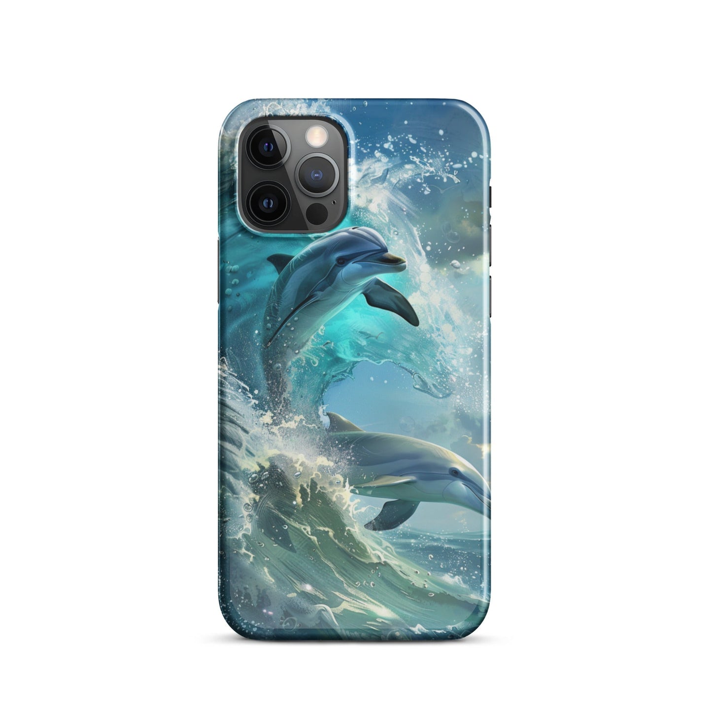 Dolphin Phone case for iPhone-10