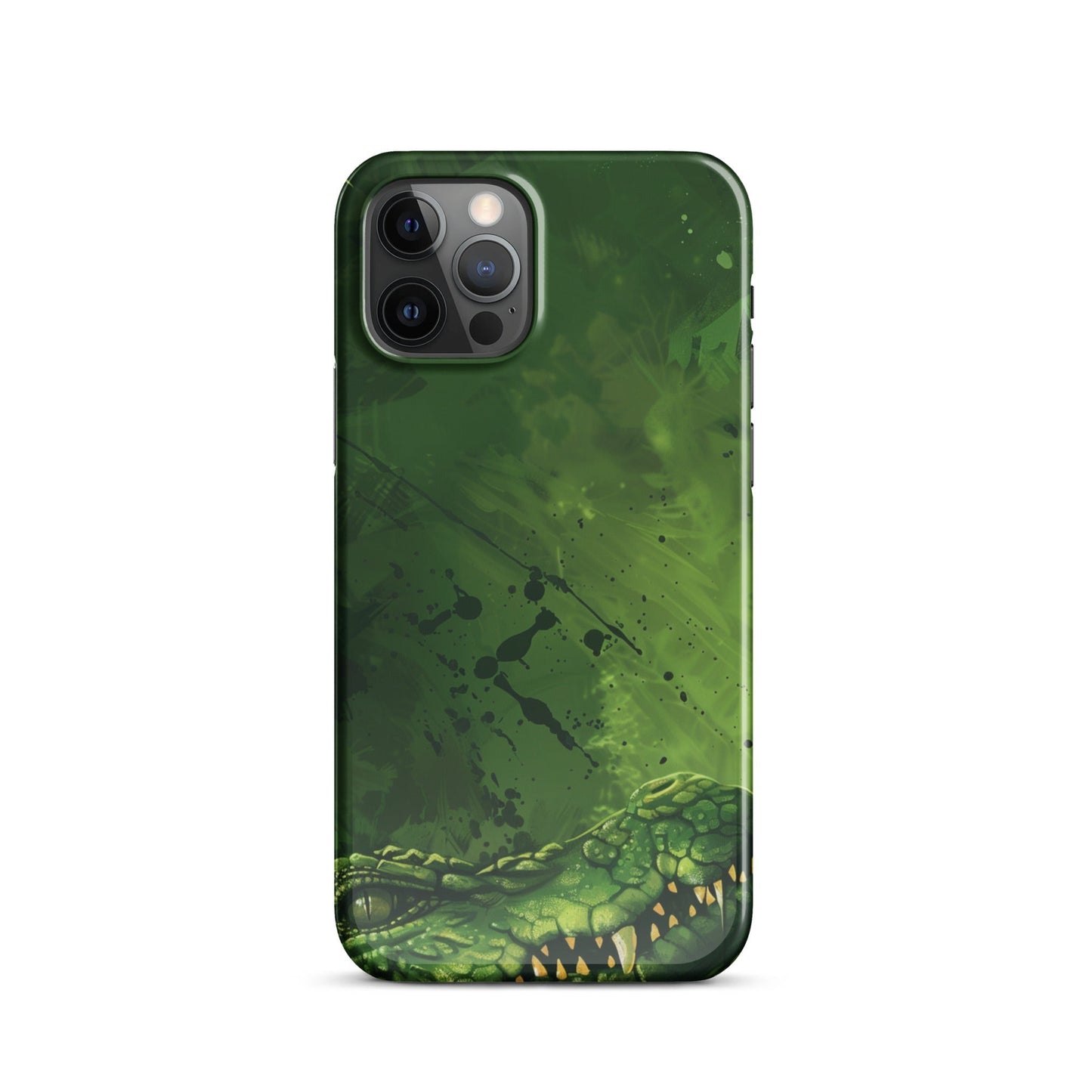 Crocodile Art Phone case for iPhone-10