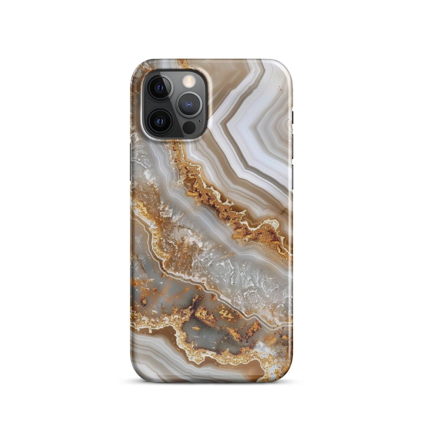 White Gold Phone case for iPhone-10