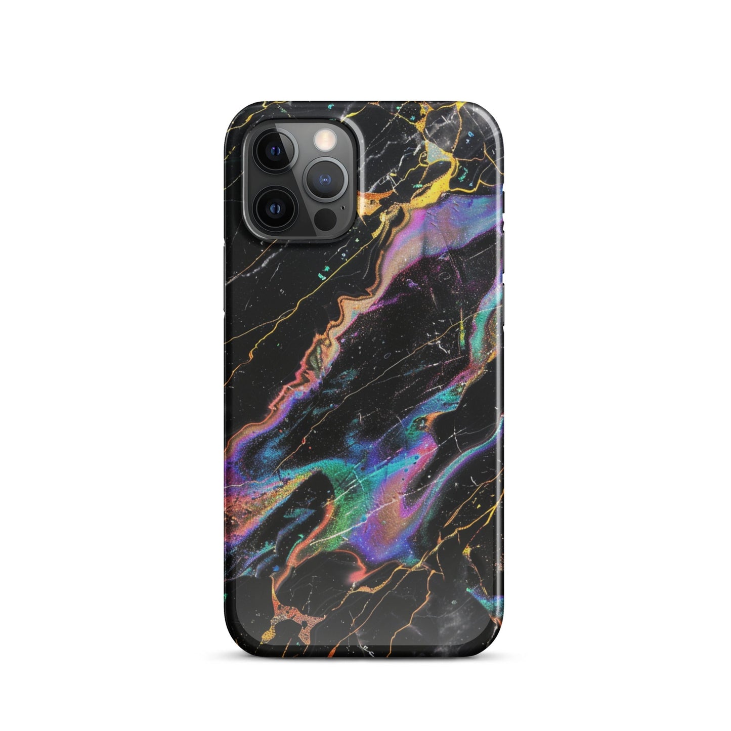 Rainbow Marble Phone case for iPhone-10