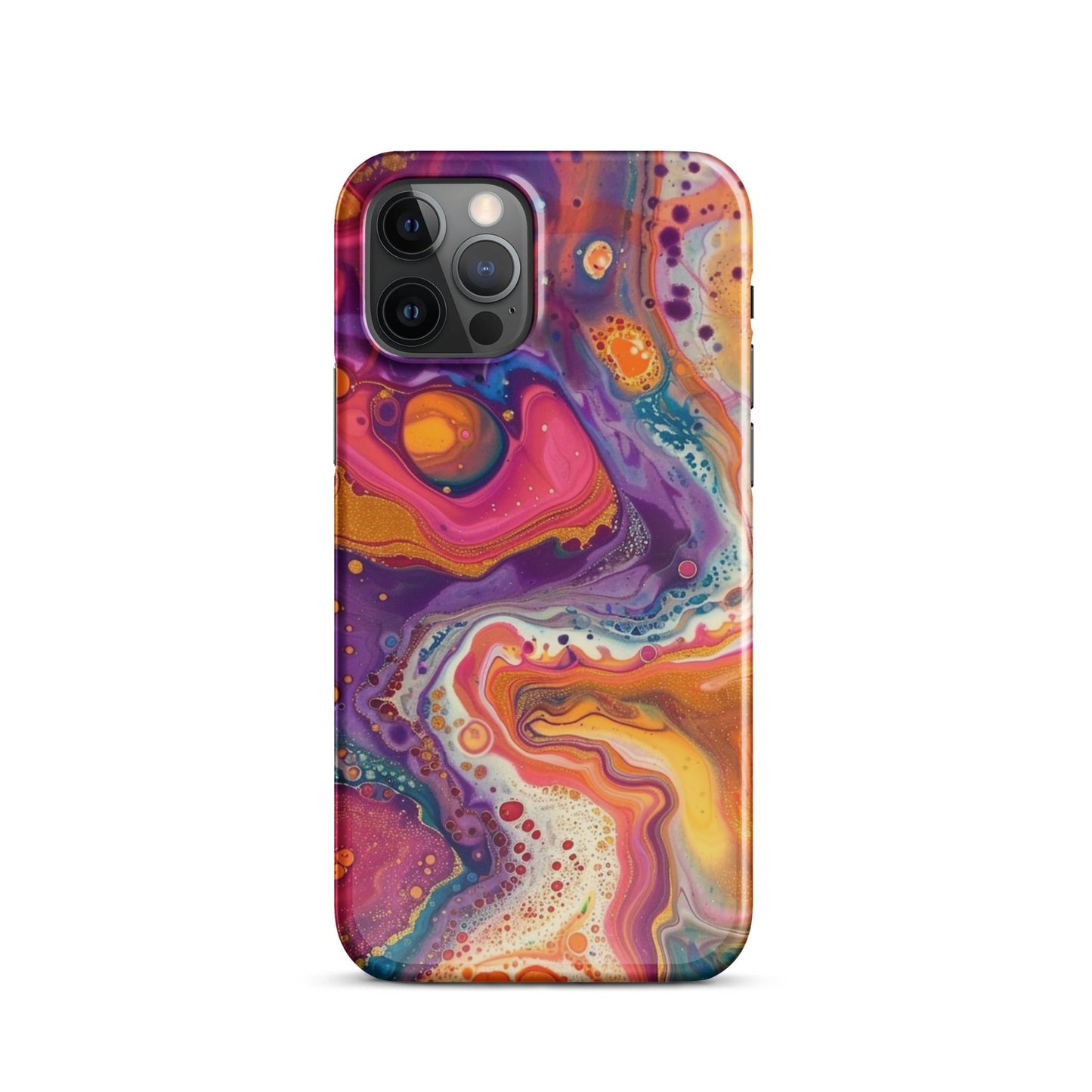 Rainbow Swirling Phone case for iPhone-10