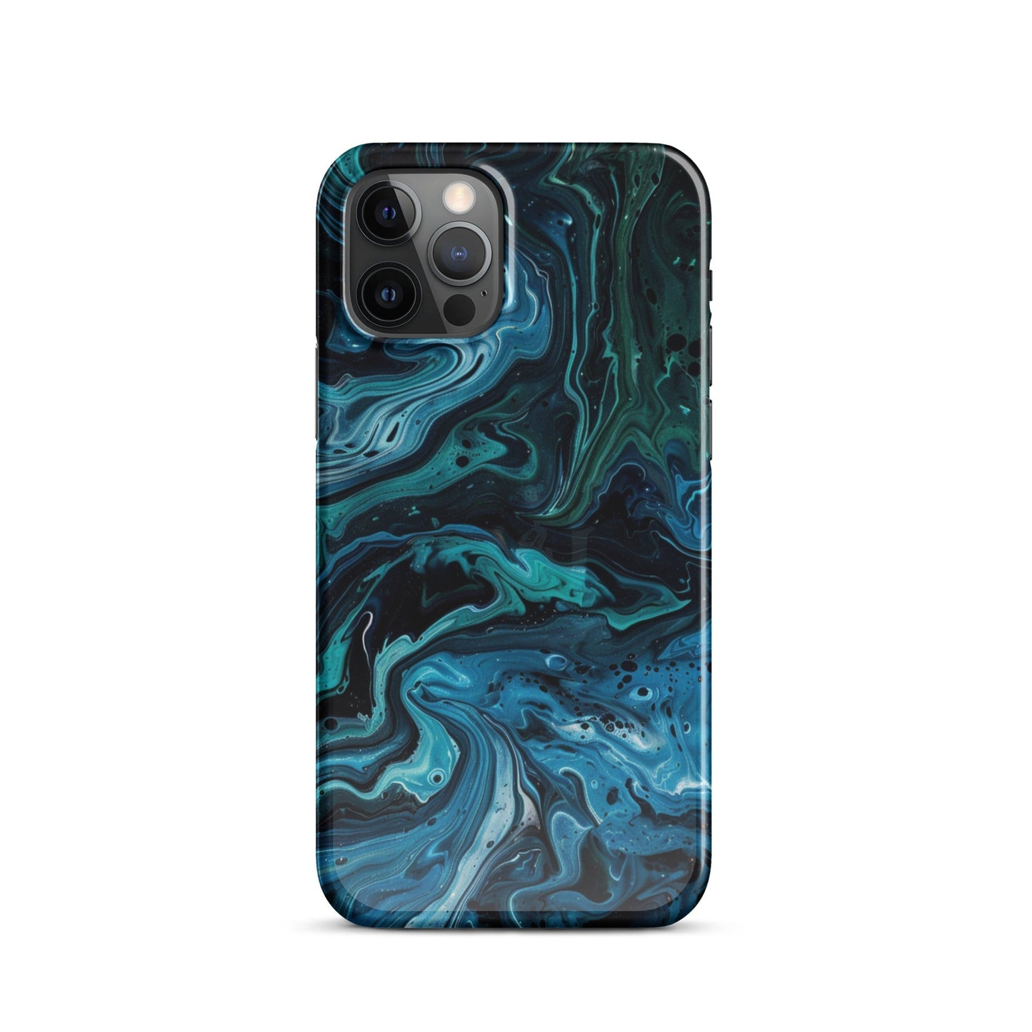 Abstract Blue Phone case for iPhone-10