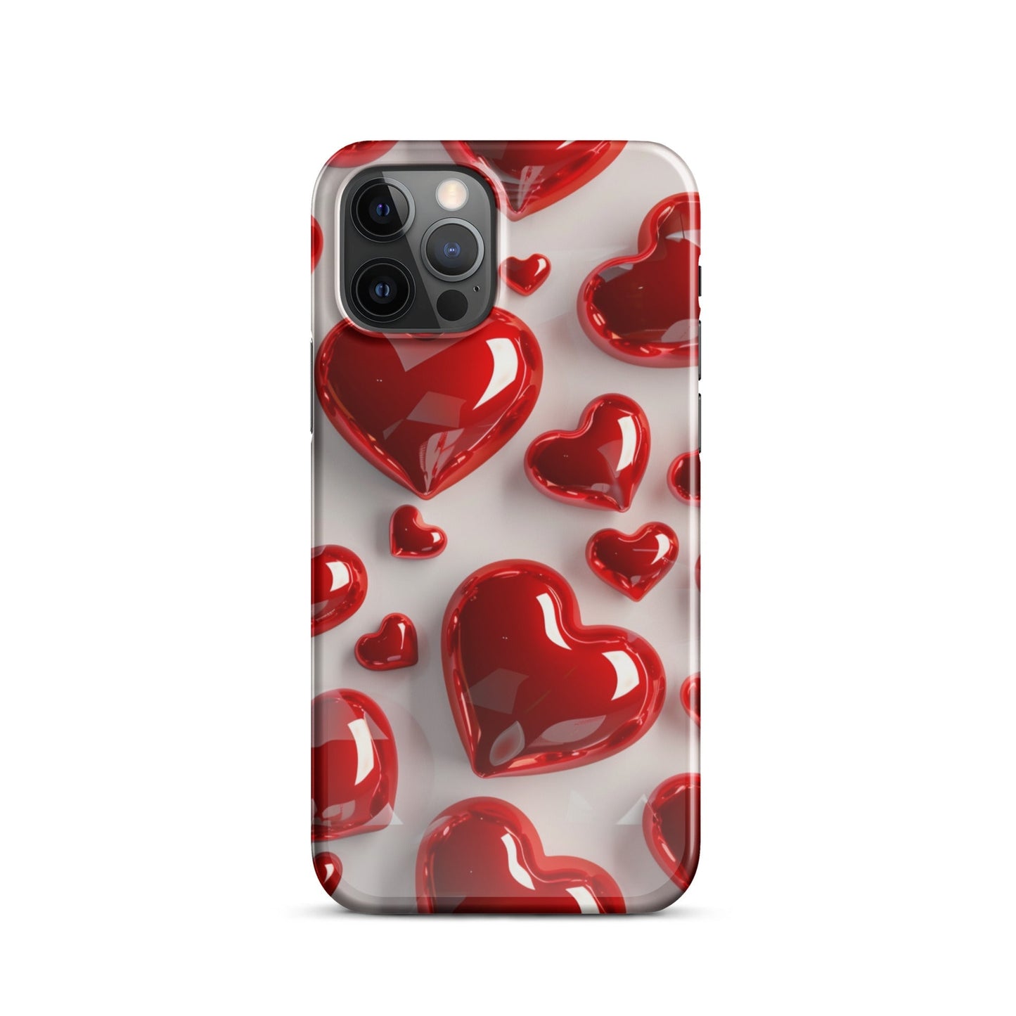 Red Hearts Phone case for iPhone-10