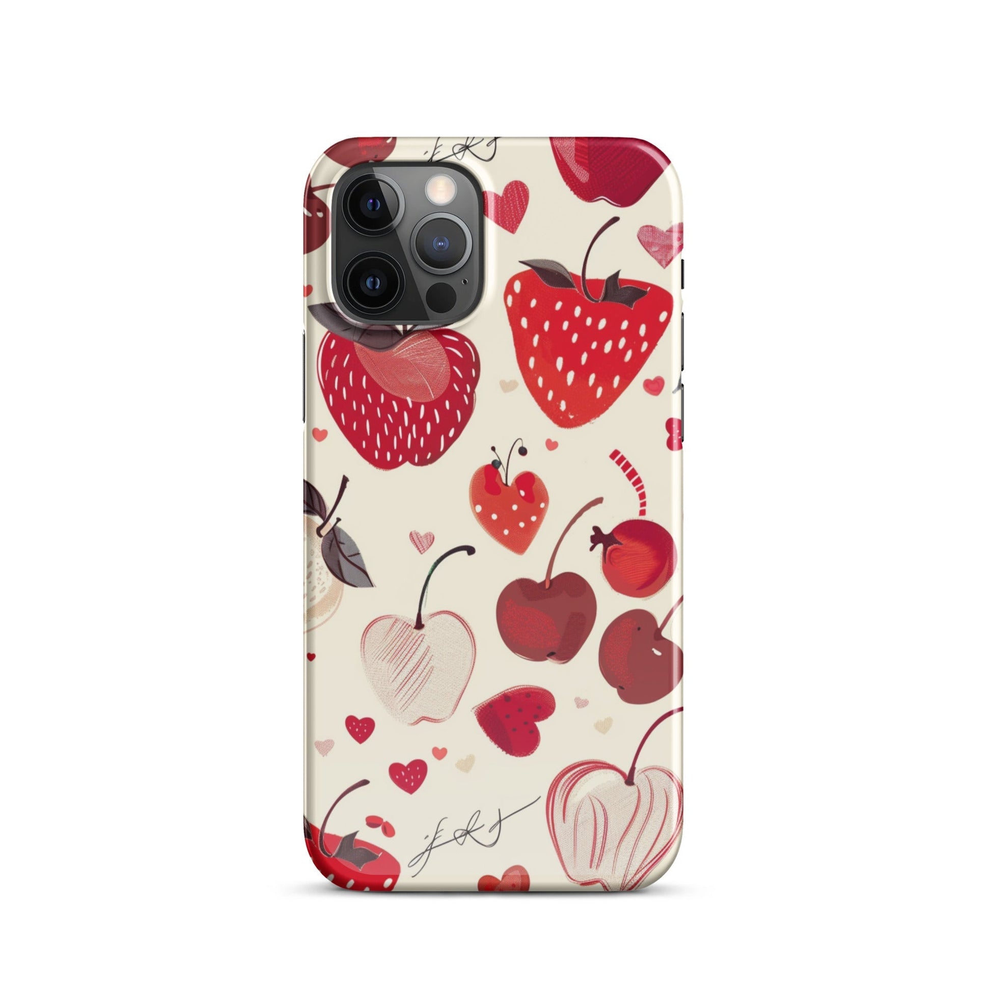 Strawberries Phone case for iPhone-10