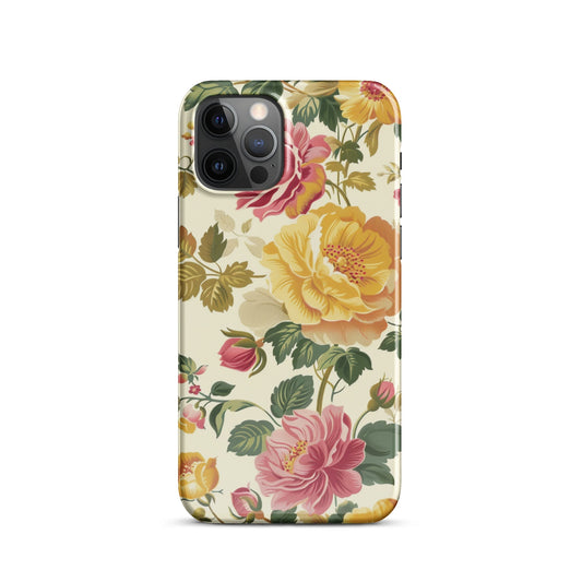 Yellow Lily Phone case for iPhone-10