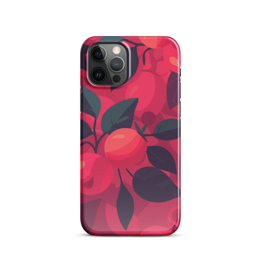 Red Fucsia Phone case for iPhone-10