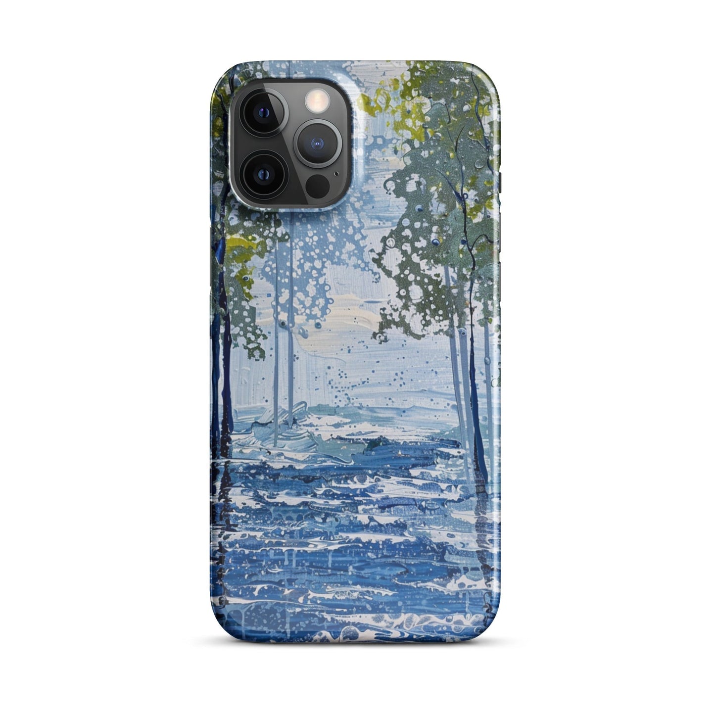 River Trees Phone case for iPhone-12