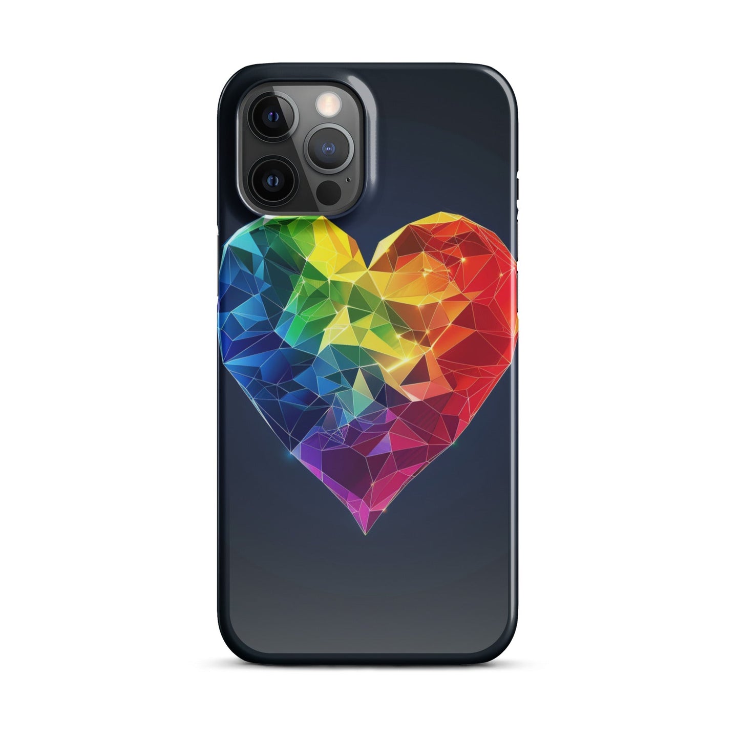 Ranbow Heart Phone case for iPhone-12