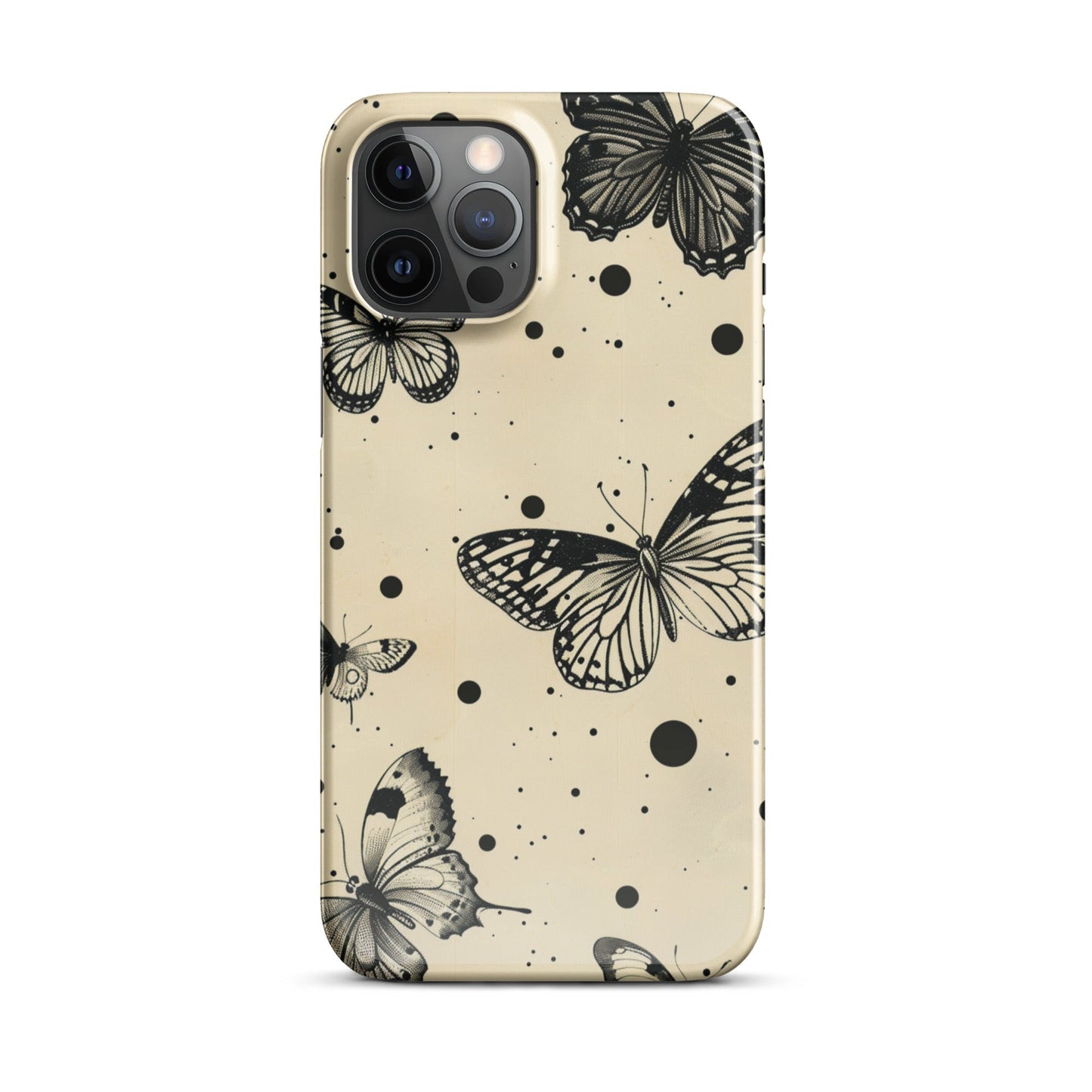 Vinatge Butterflies Phone case for iPhone-12