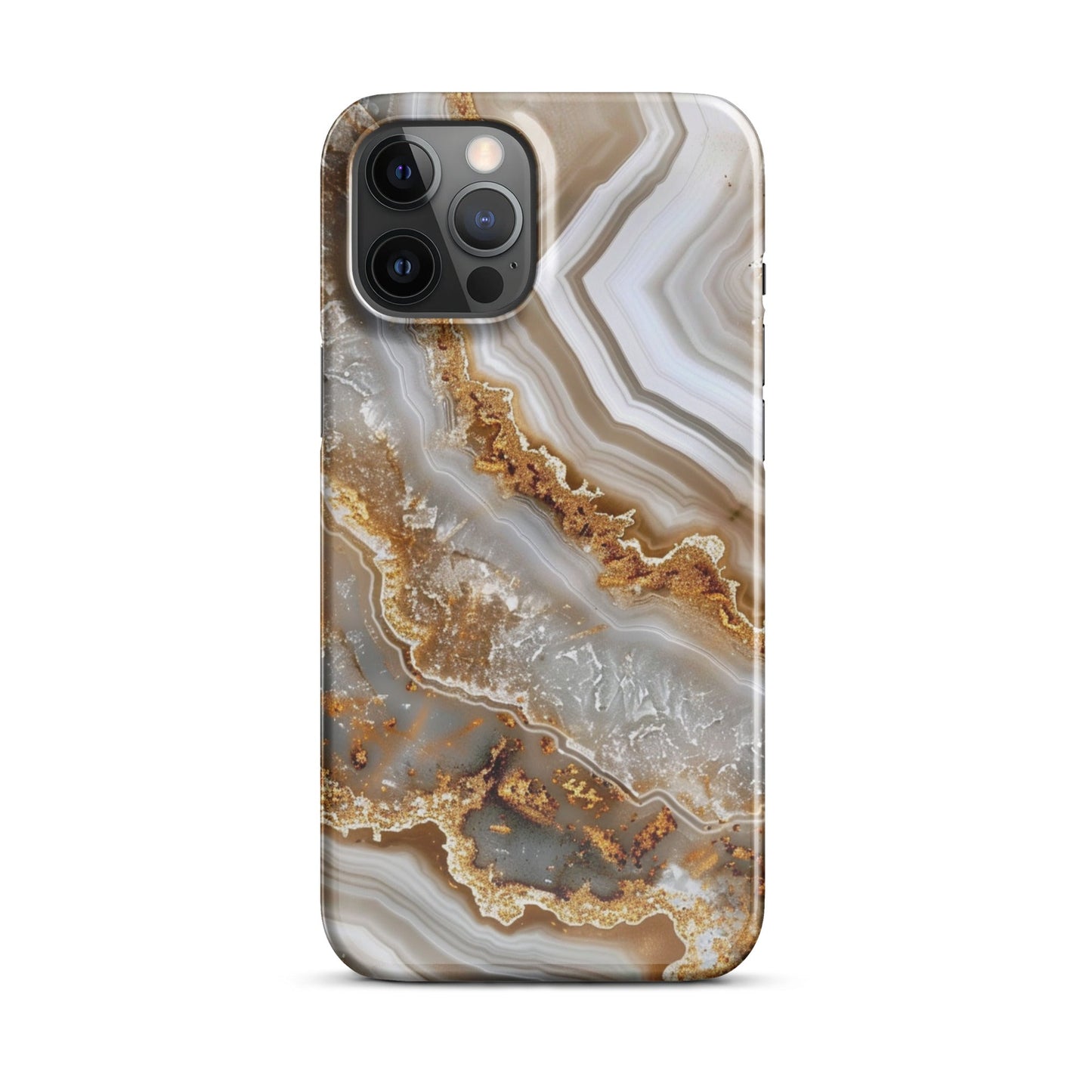 White Gold Phone case for iPhone-12