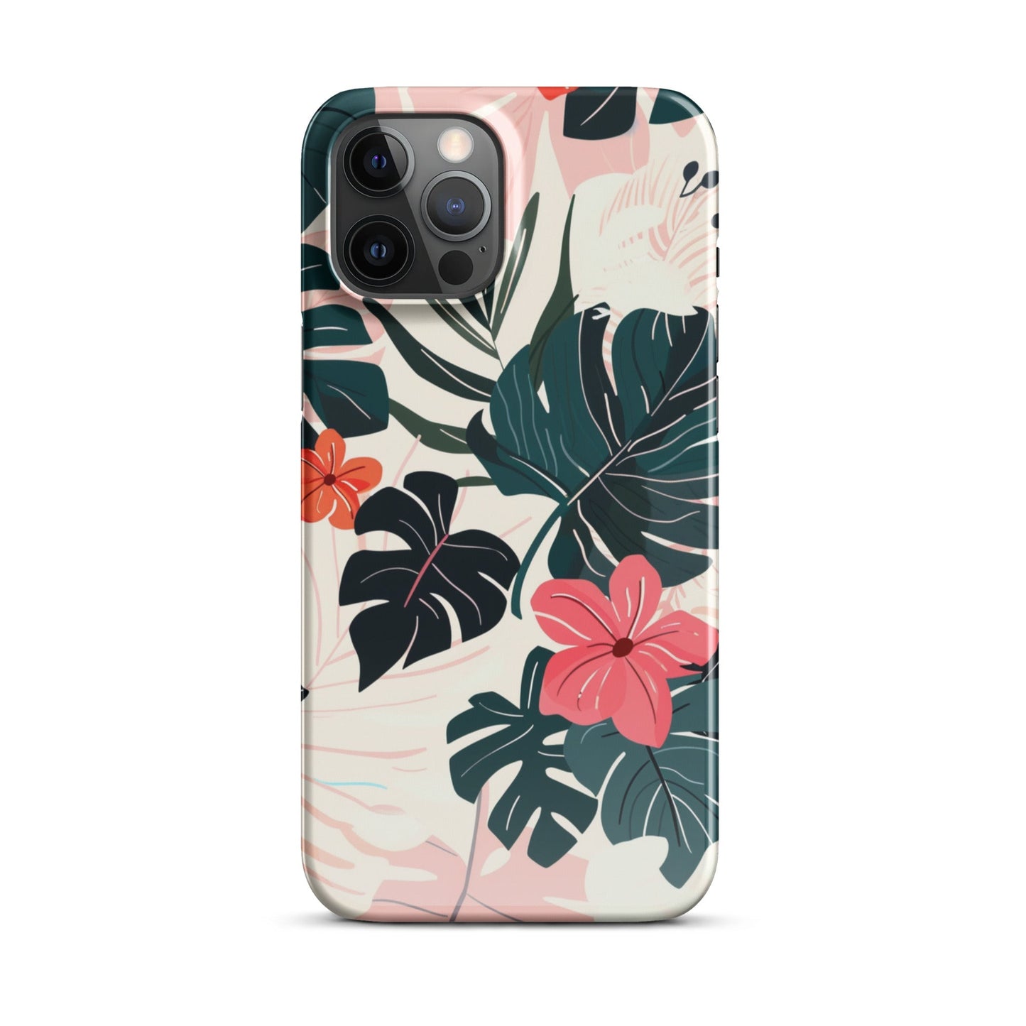 Flower leaves Phone case for iPhone-12